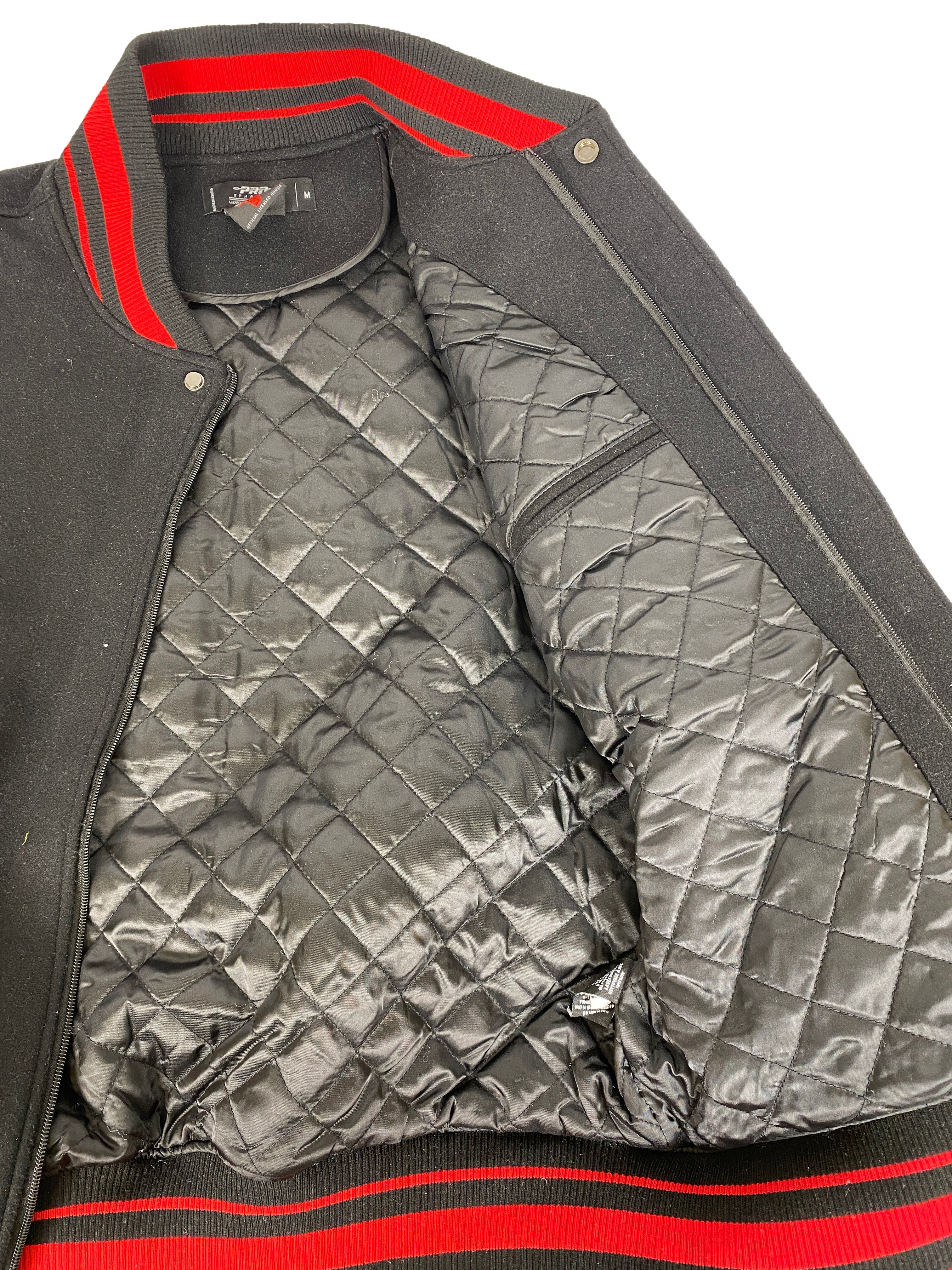 Black Chicago Bulls Jacket Unisex Size M