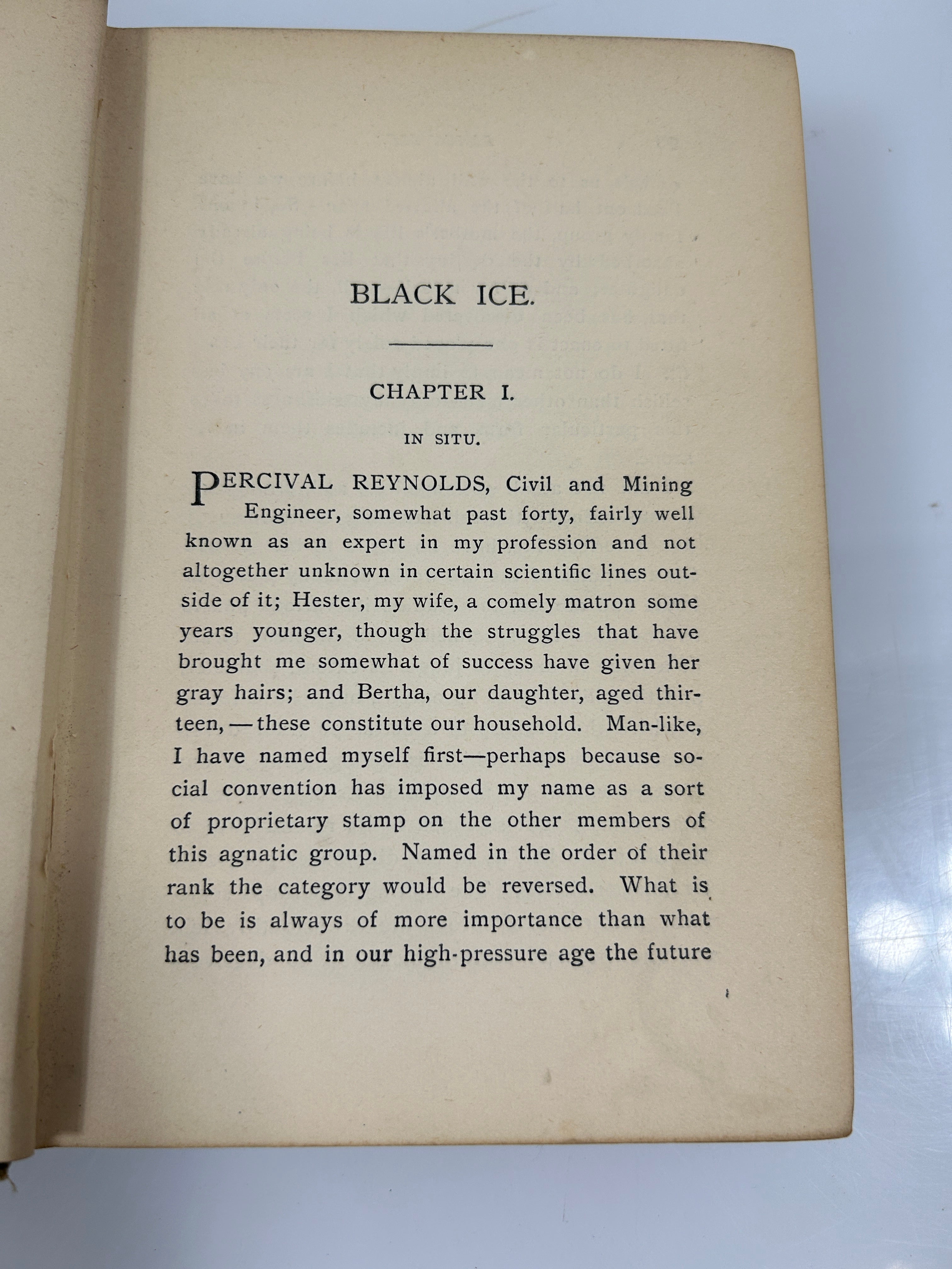 Black Ice by Albion Tourgee 1888 Antique HC