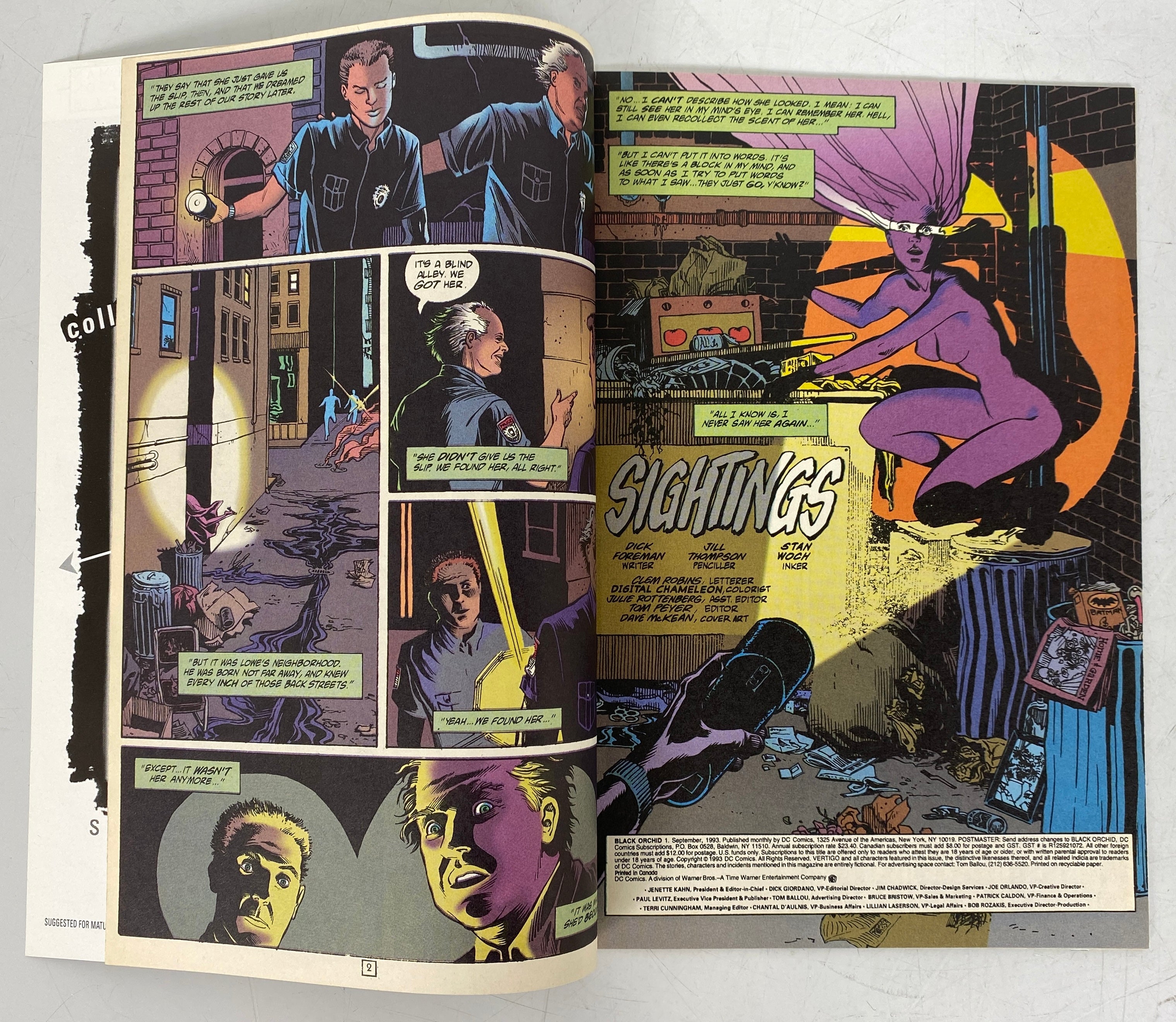 Black Orchid #1-3 (1993)