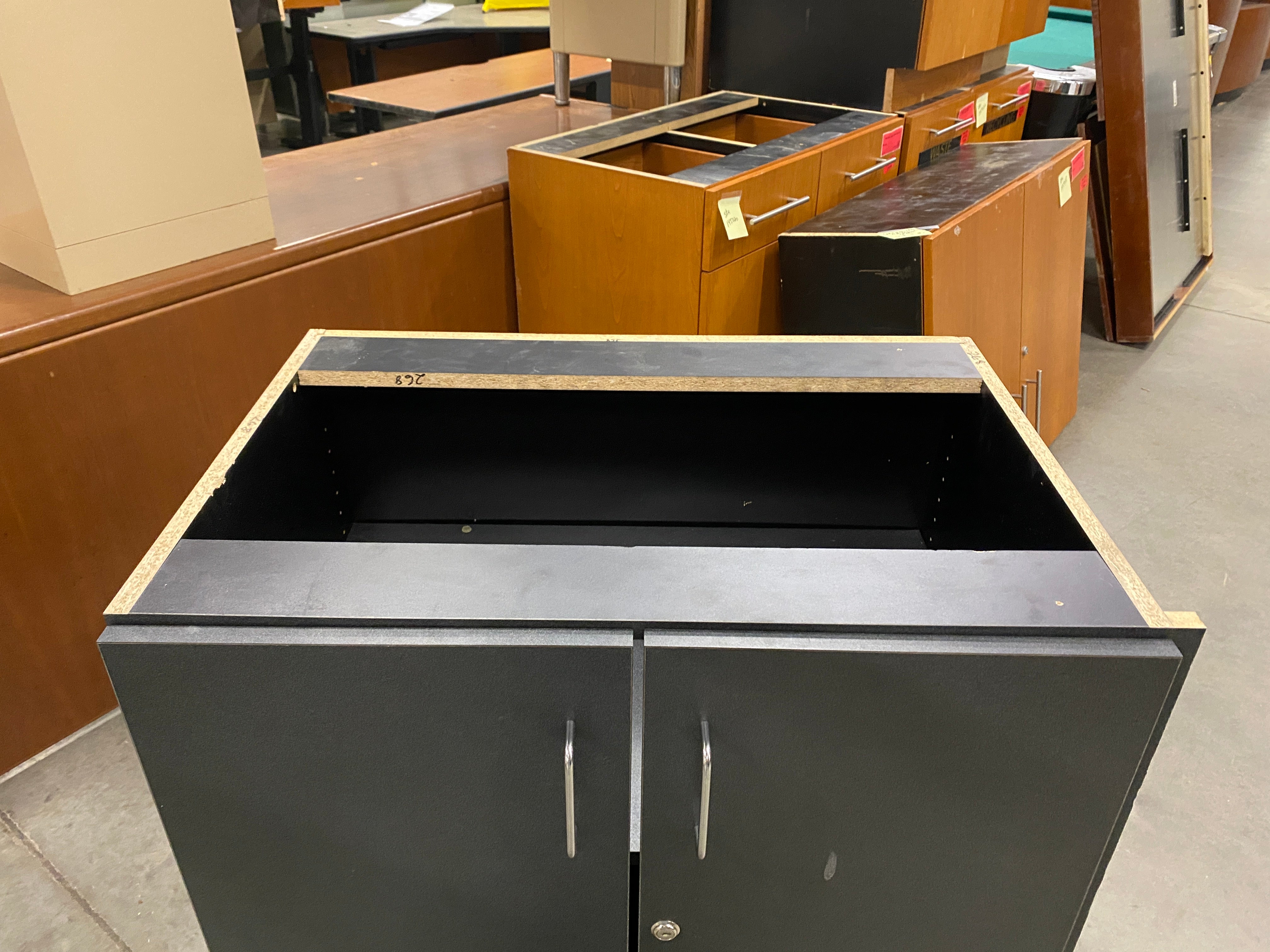 Black Wooden Cabinet