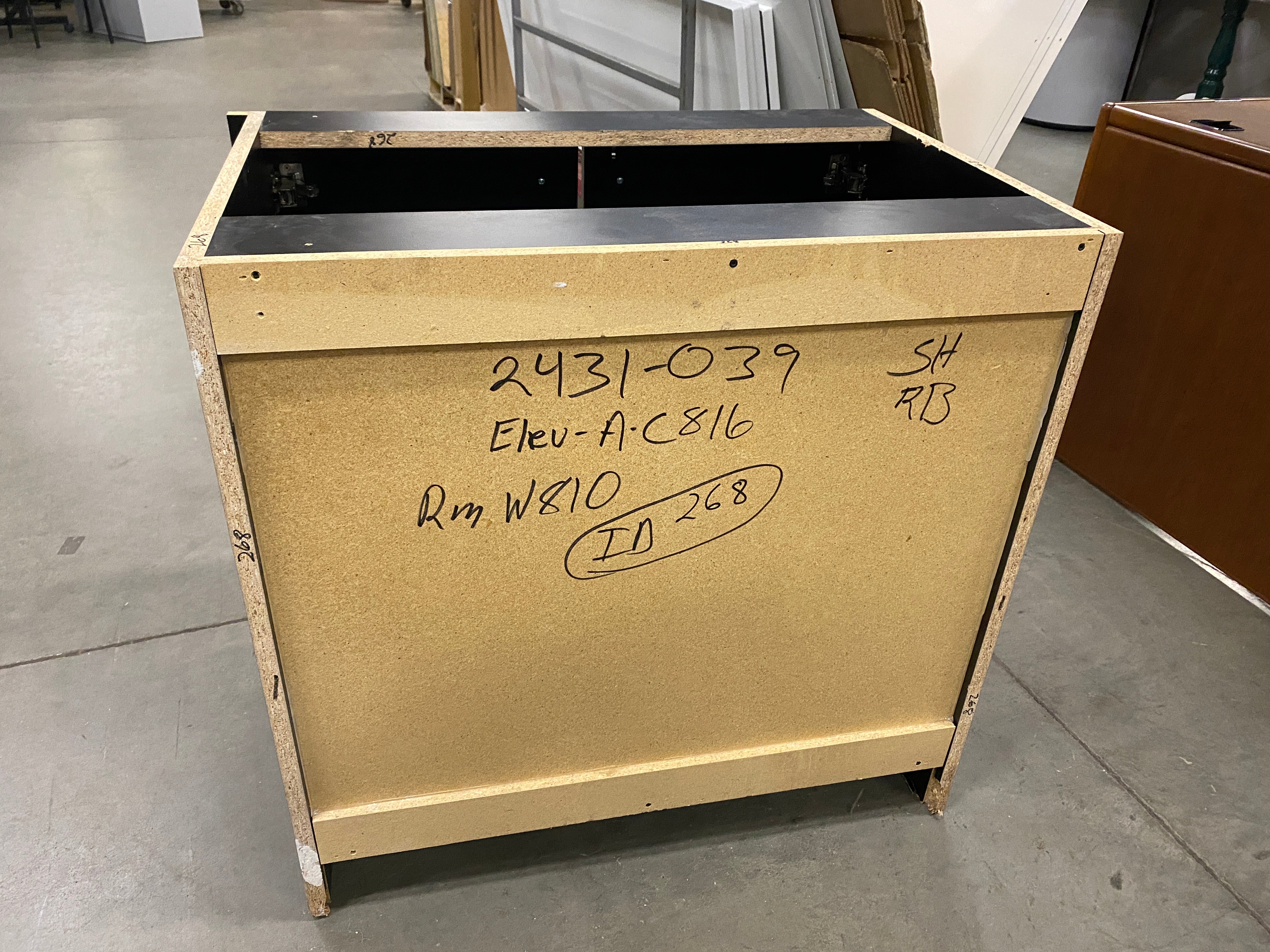 Black Wooden Cabinet