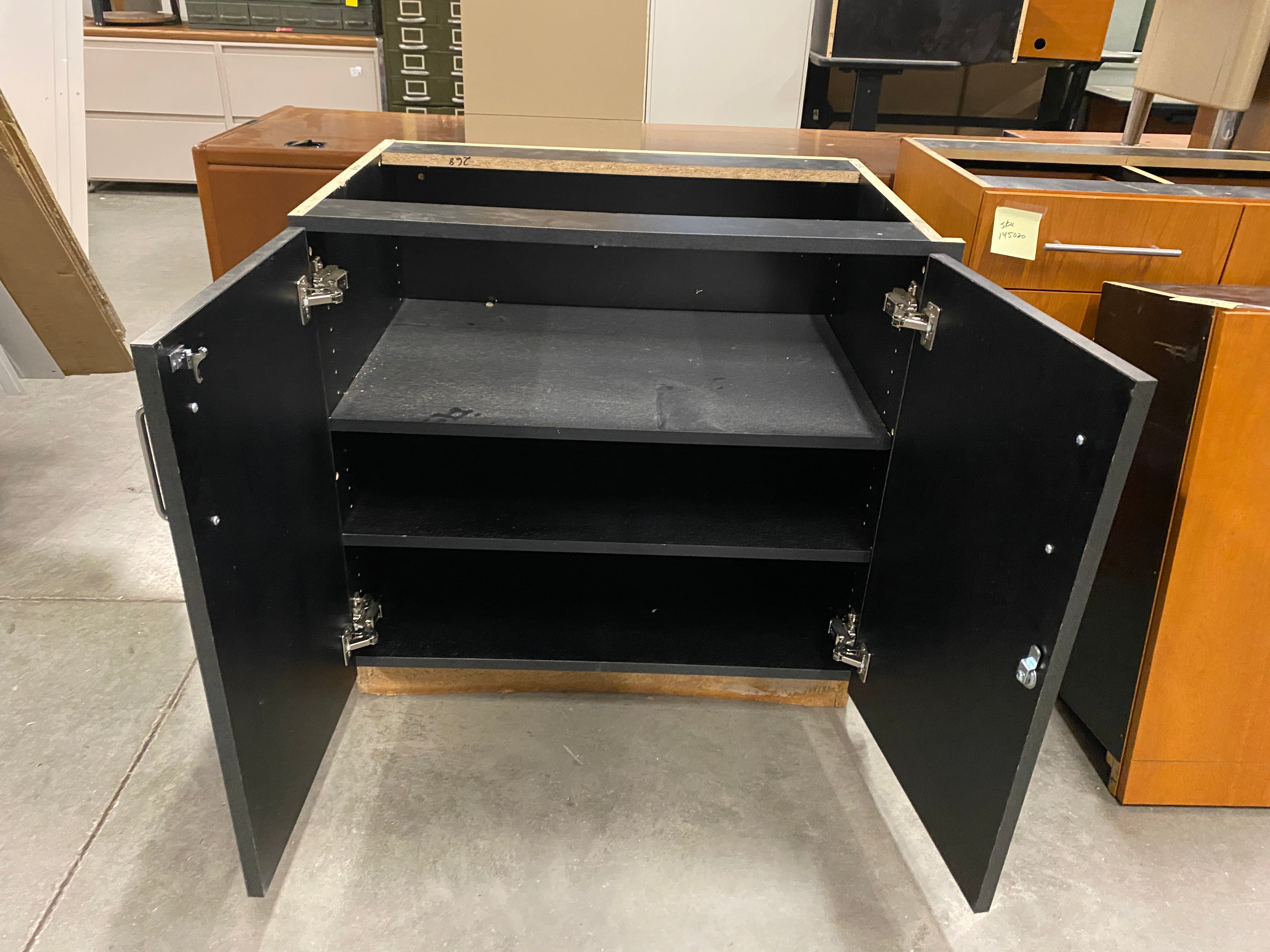 Black Wooden Cabinet