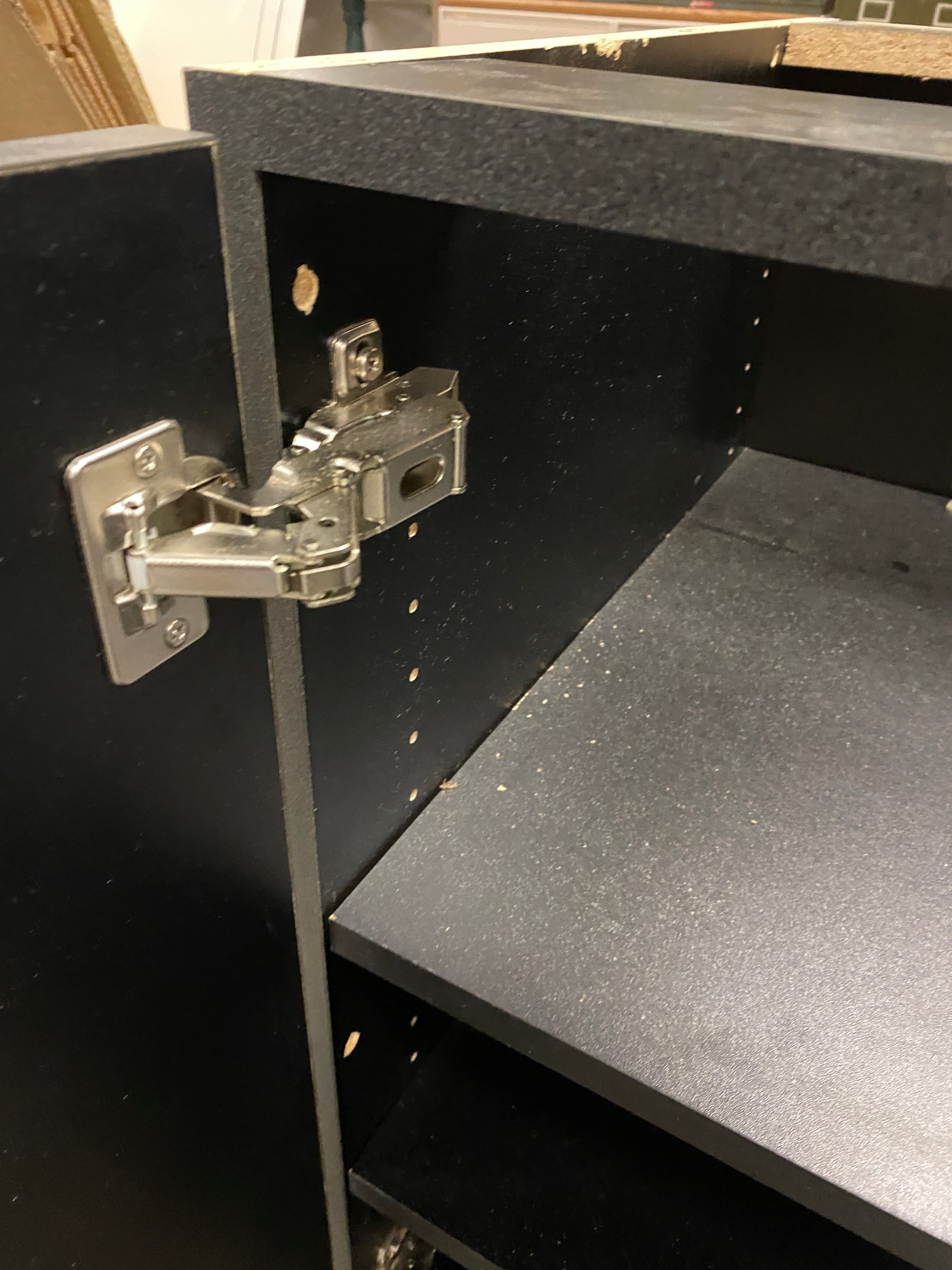 Black Wooden Cabinet