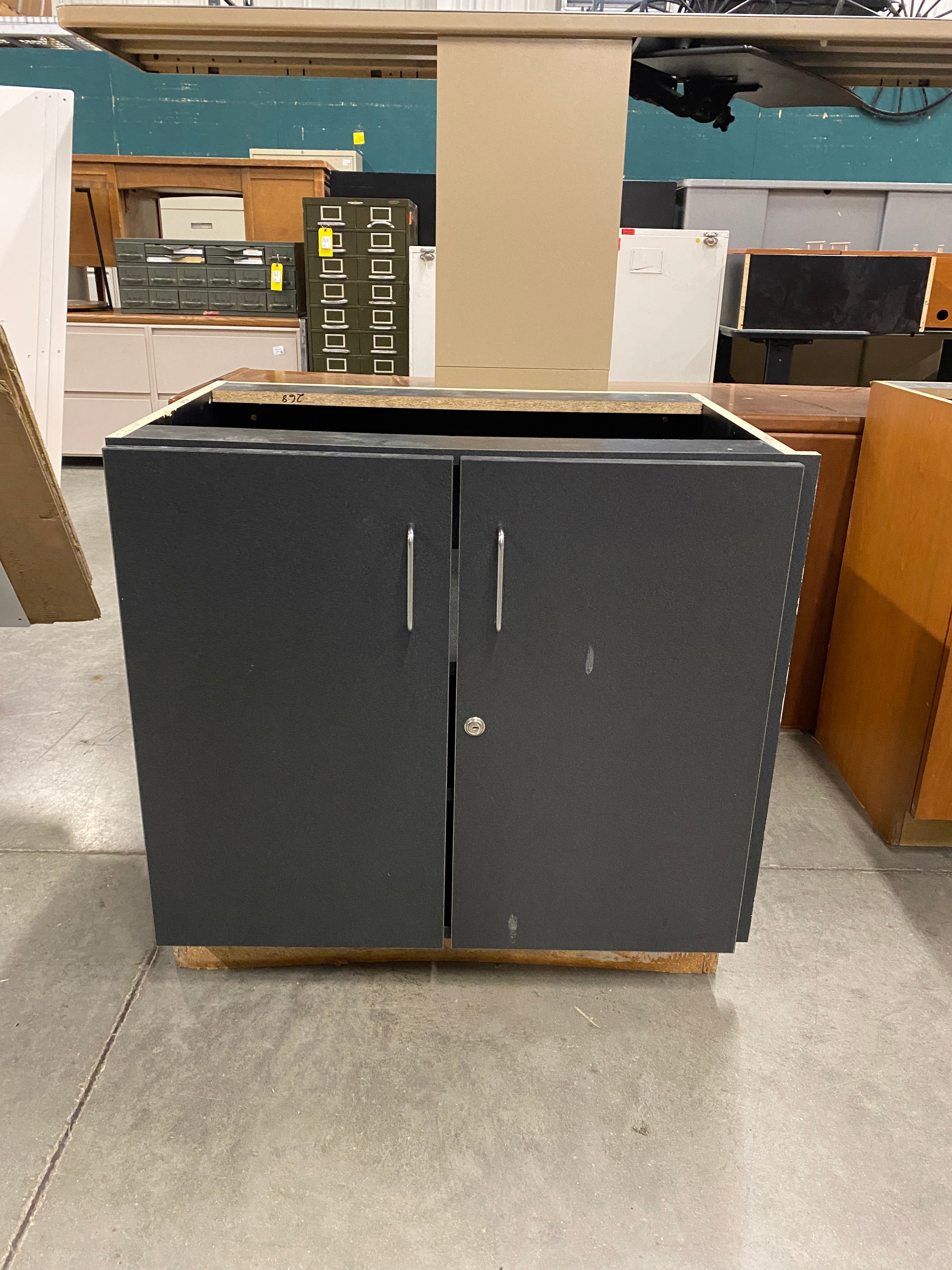 Black Wooden Cabinet