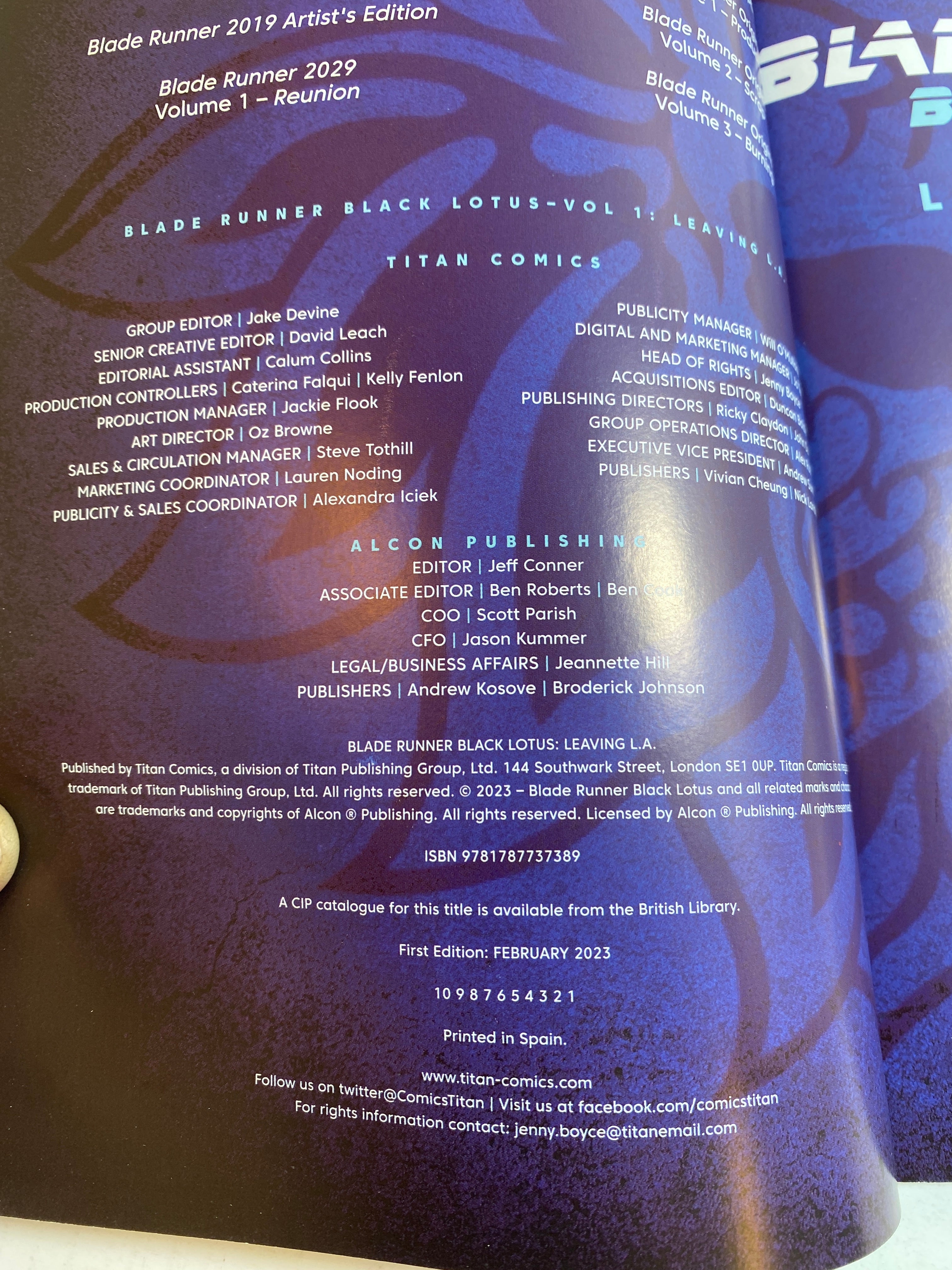 Blade Runner Black Lotus Leaving L.A.2023