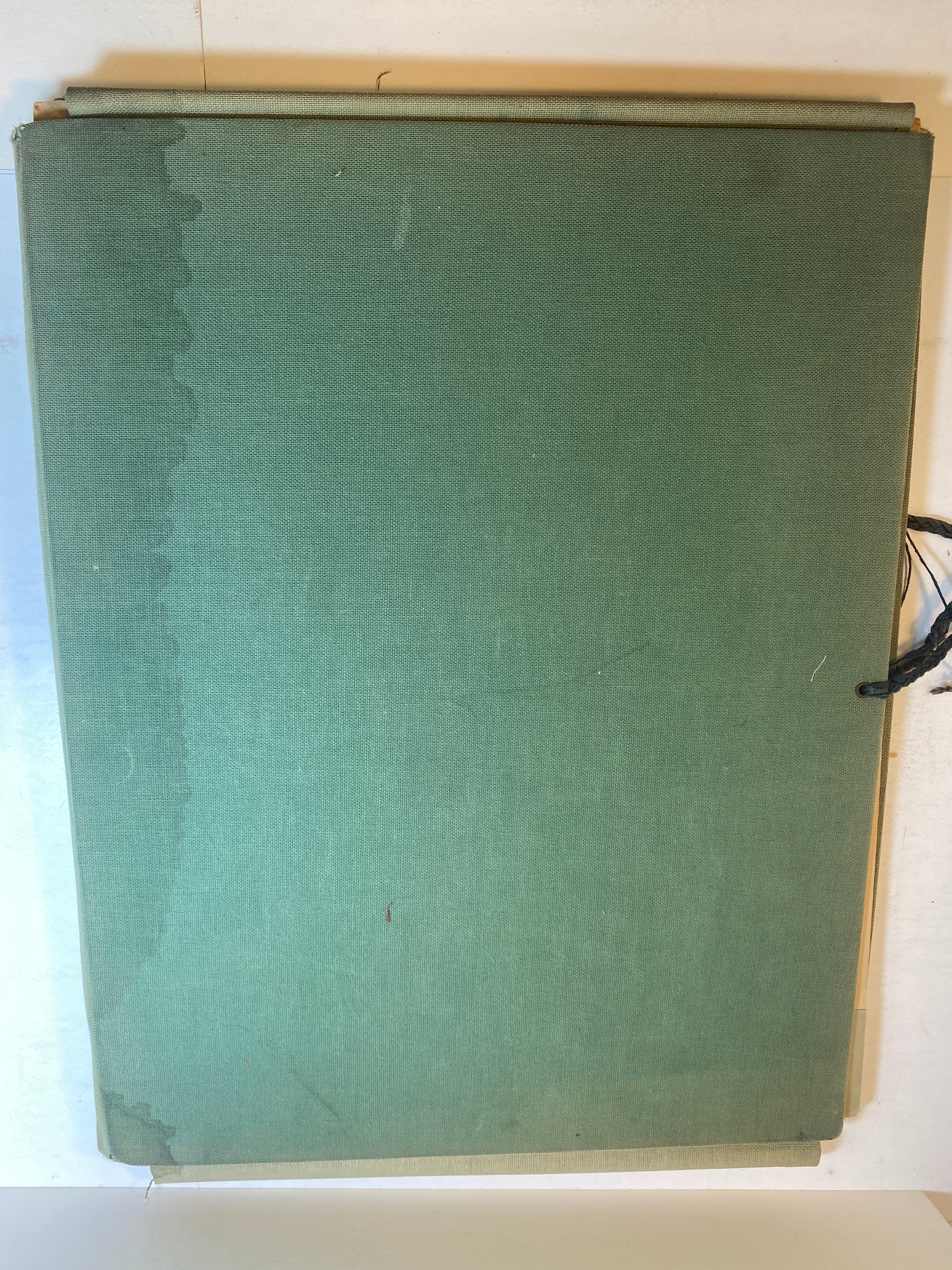 Block Print Textile Design by Milwaukee WPA Handicraft Project Depression Era