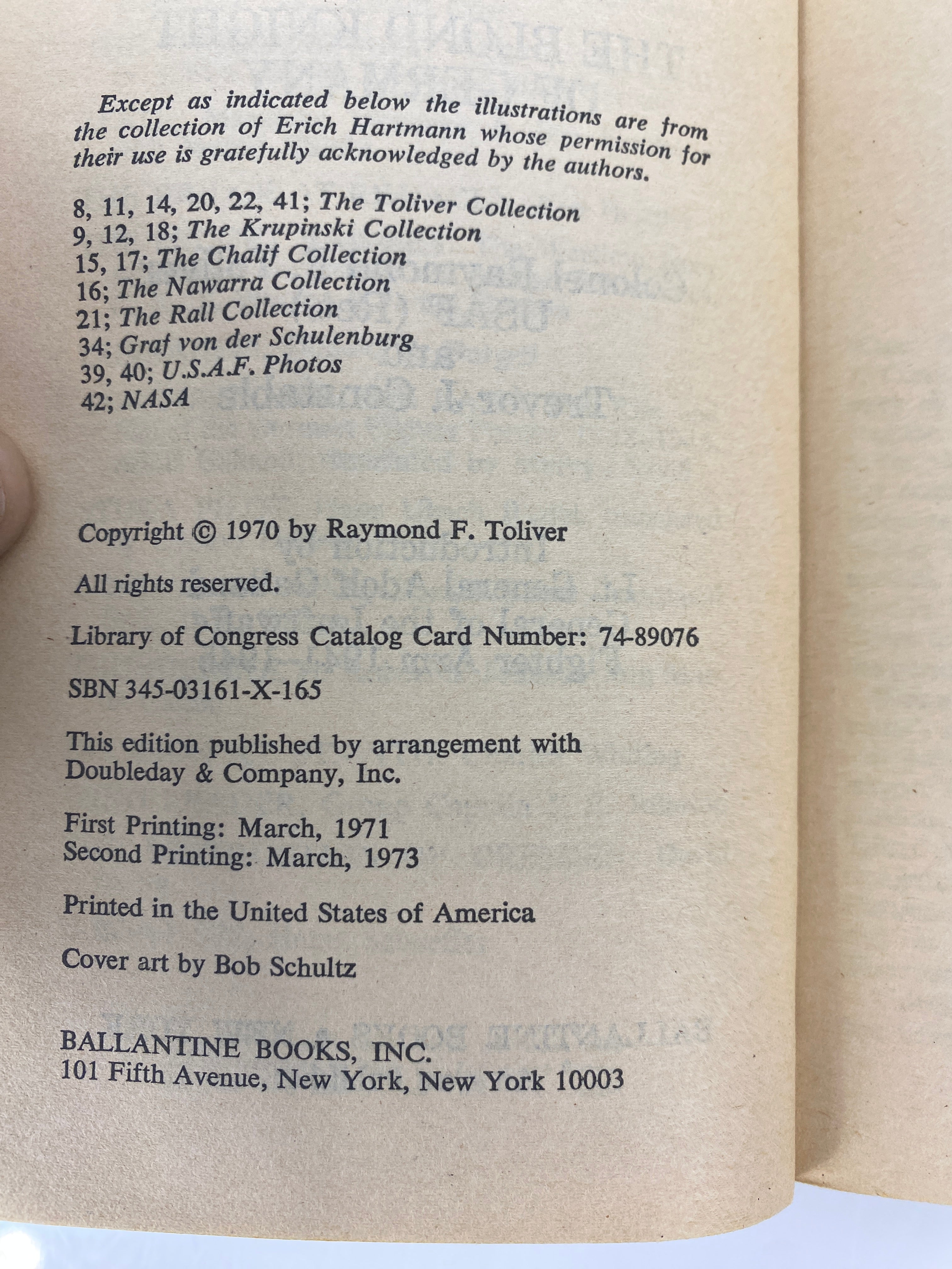 Blond Knight of Germany Raymond Toliver paperback 1973