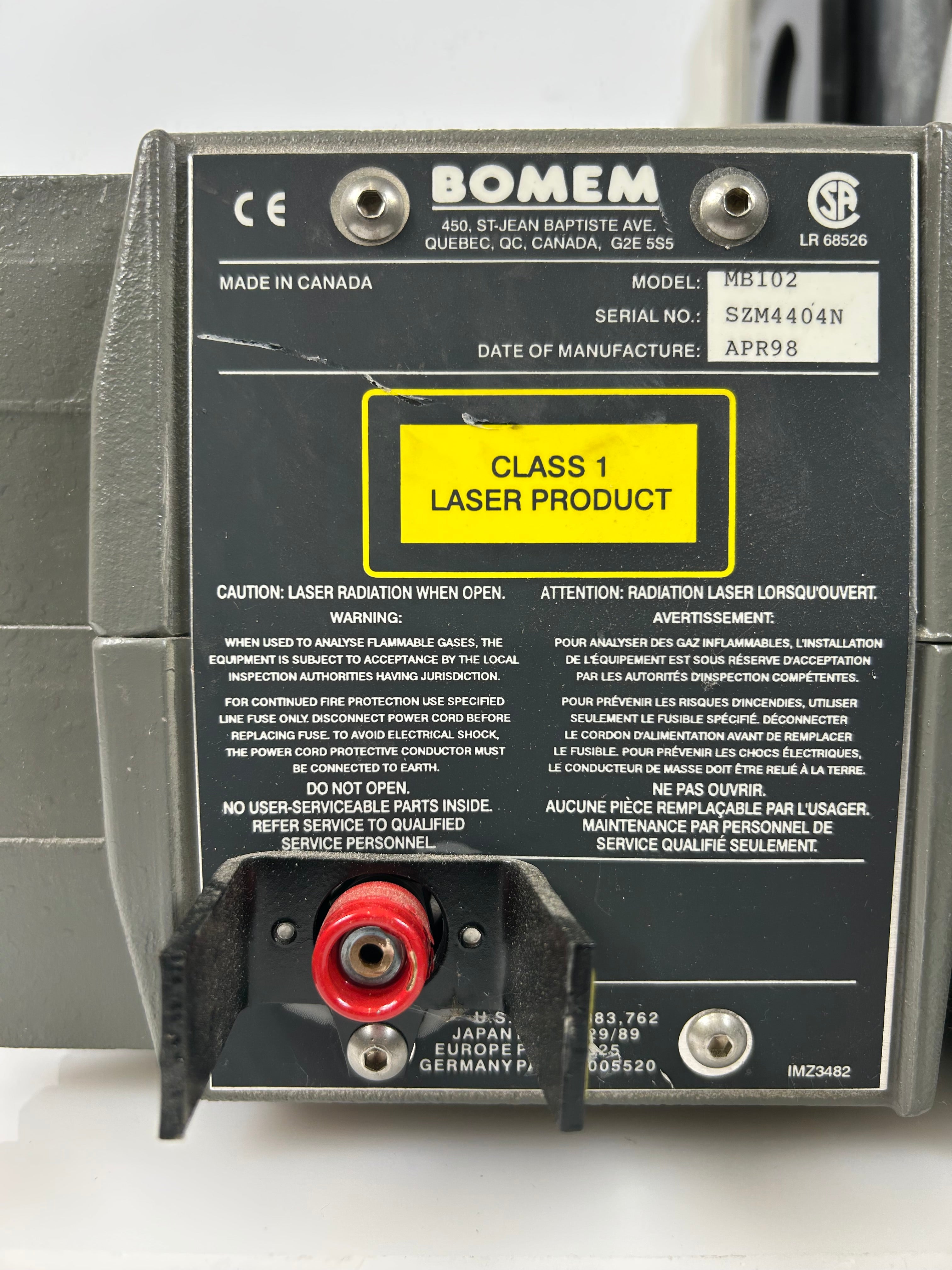 BOMEM MB Series WITH Arid-Zone