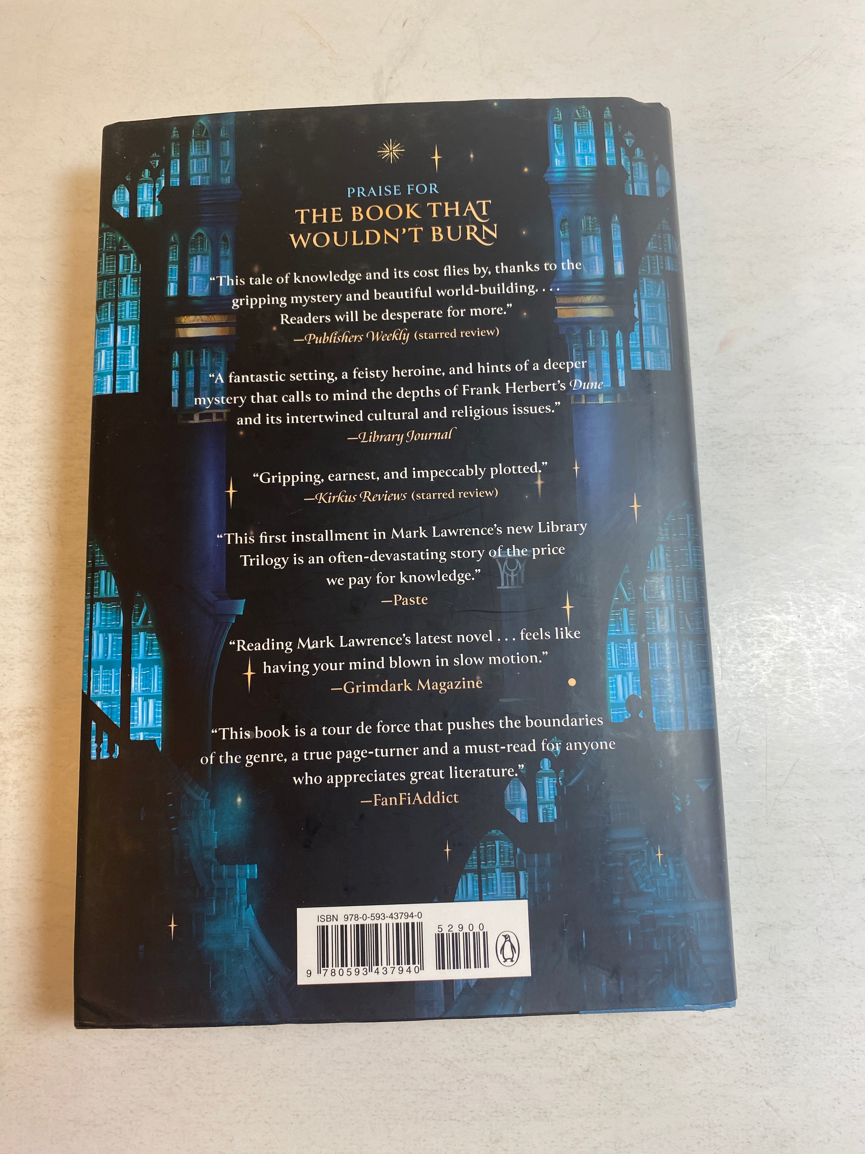 Book That Broke the World Mark Lawrence HCDJ 2024