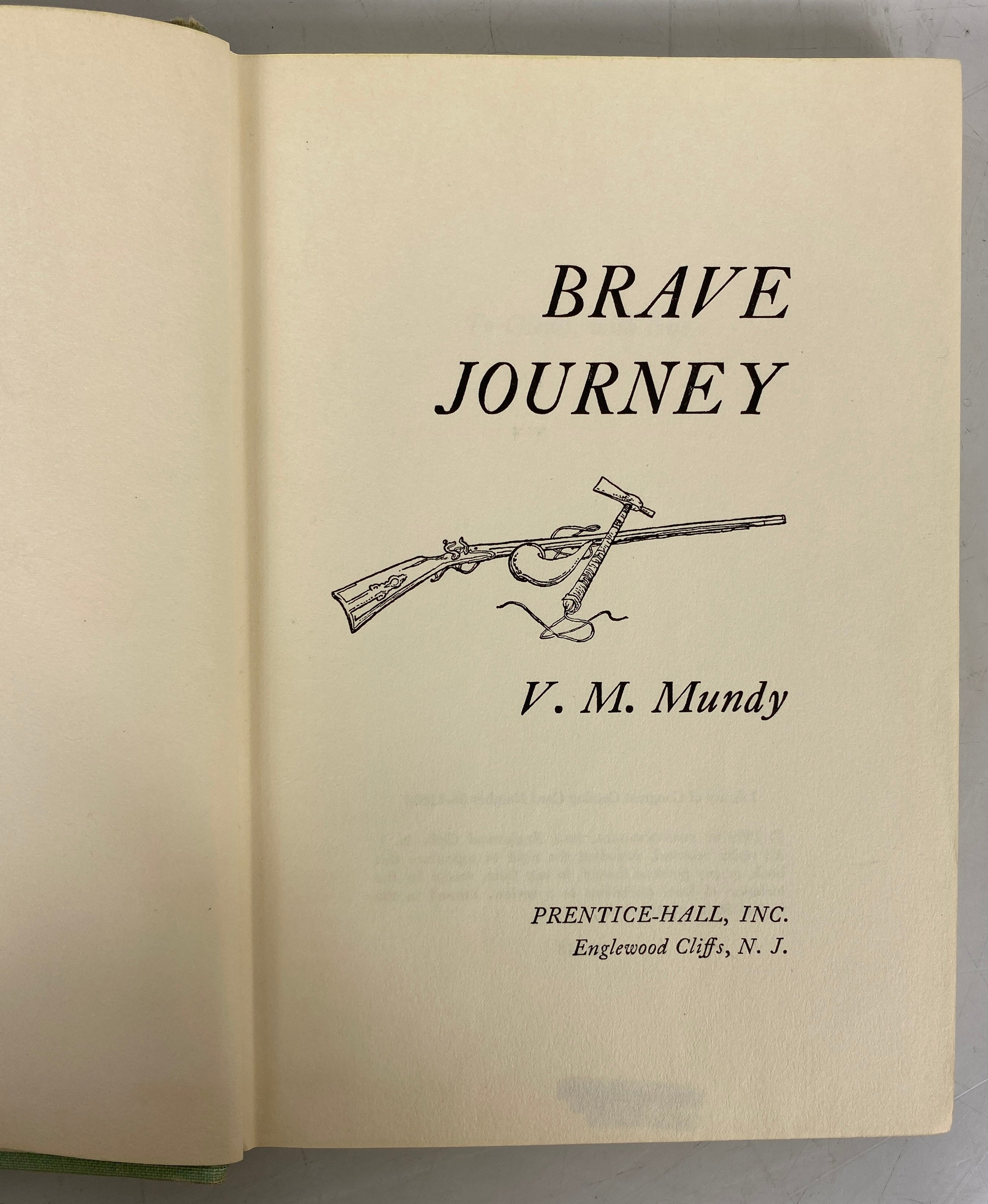 Brave Journey V.M. Mundy 1958 Vintage HC Ex-Library