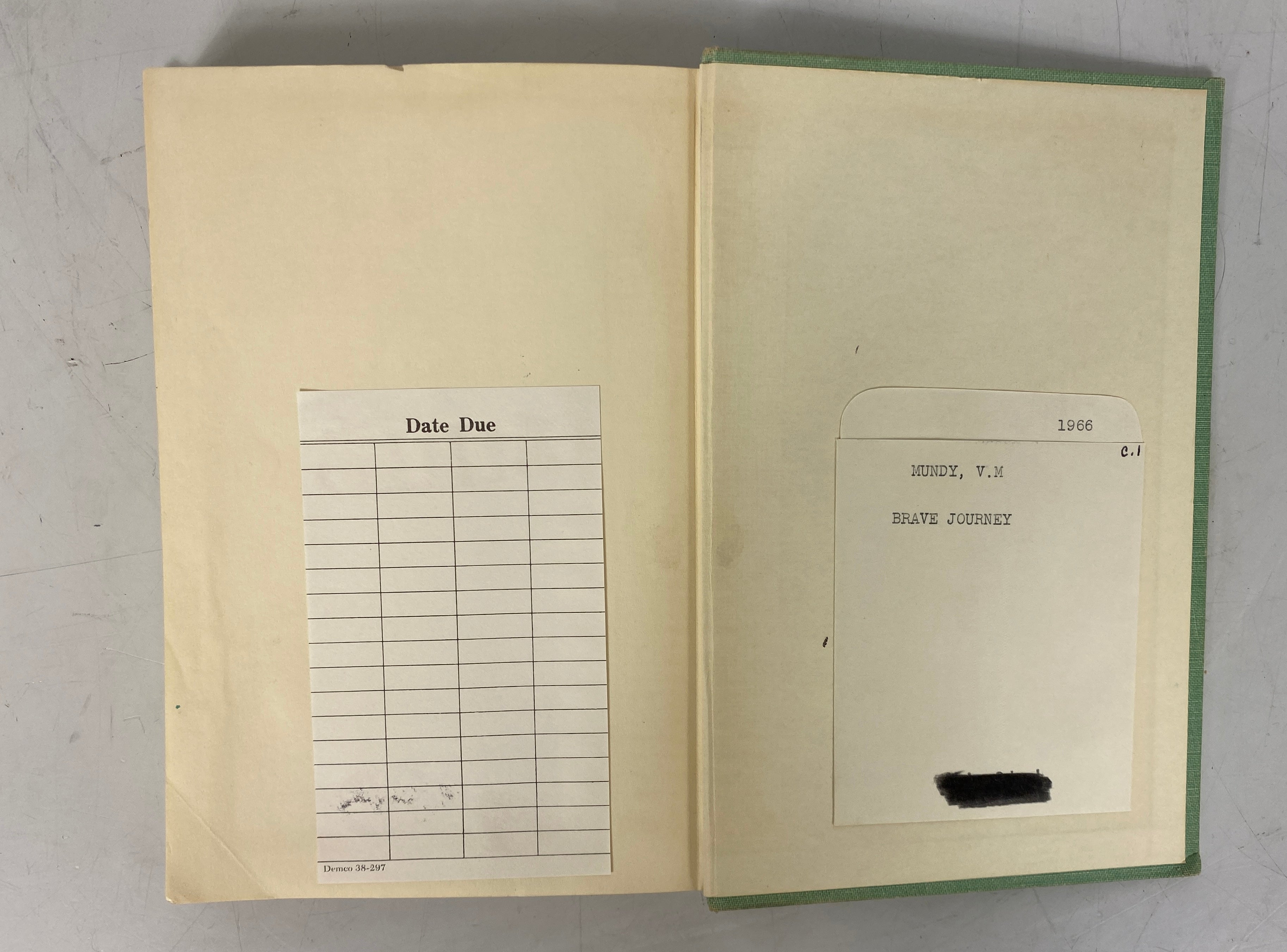 Brave Journey V.M. Mundy 1958 Vintage HC Ex-Library