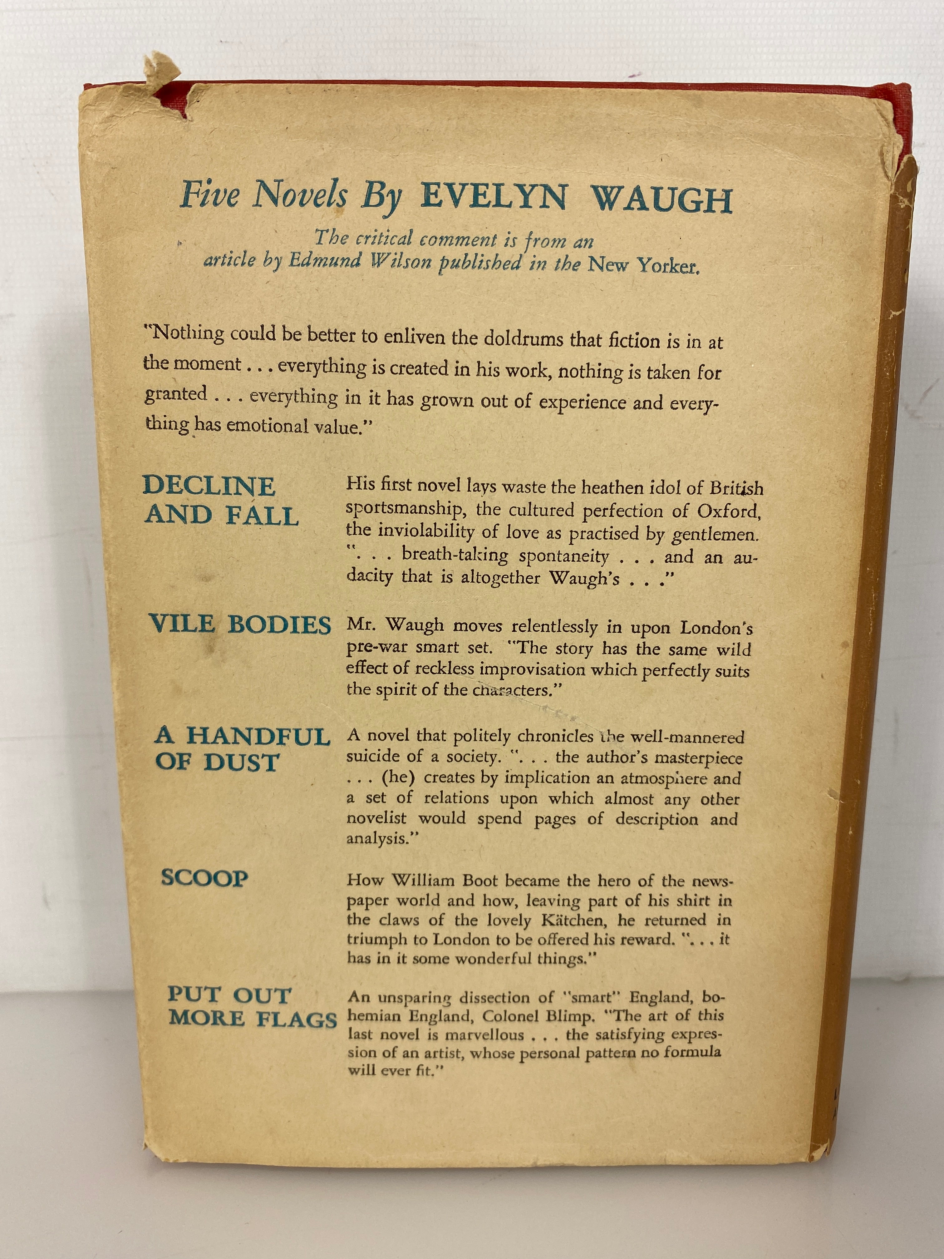 Brideshead Revisited by Evelyn Waugh 1945 1st American Ed HC DJ