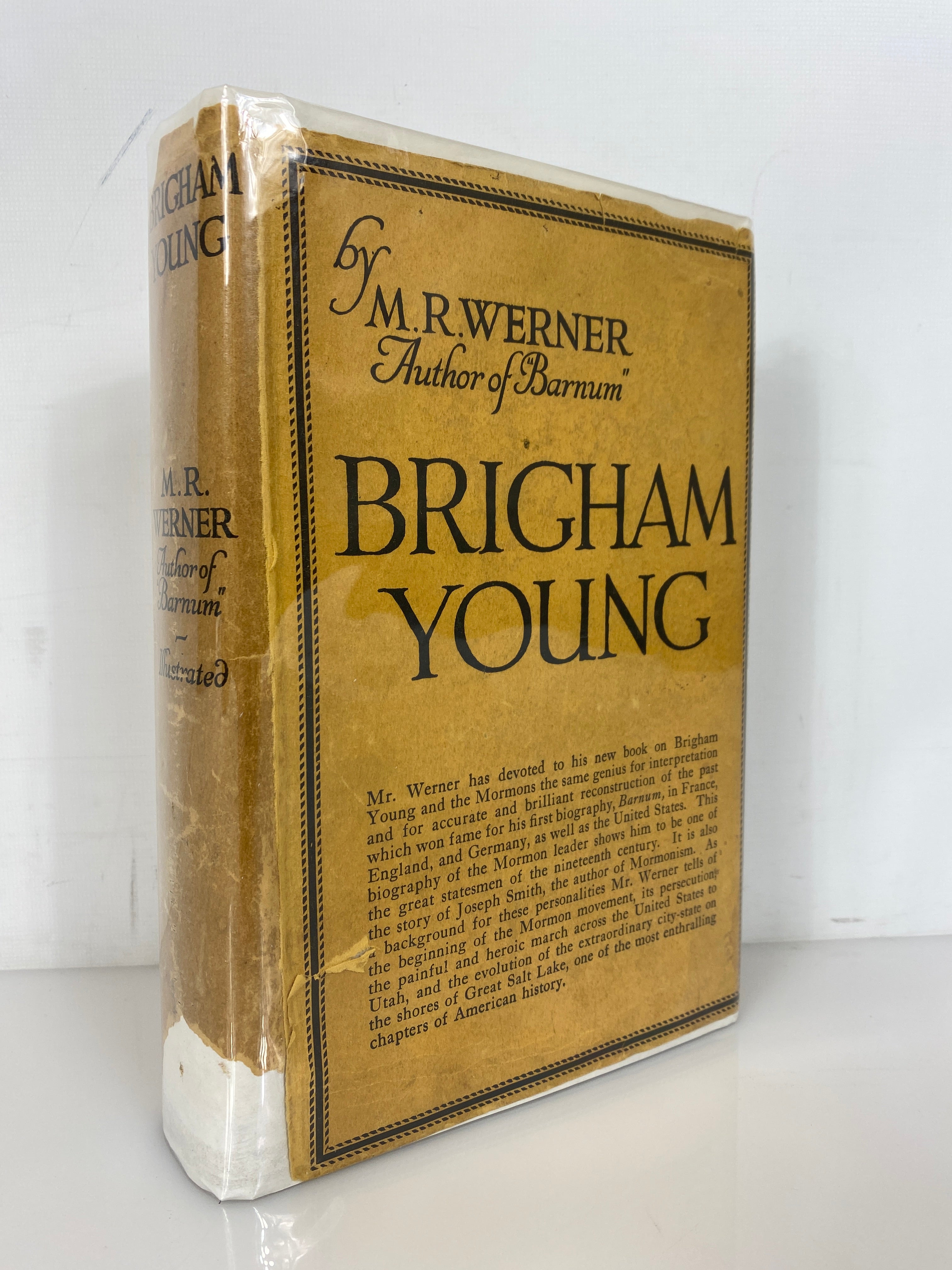 Brigham Young by M.R. Werner 1925 First Edition HC DJ