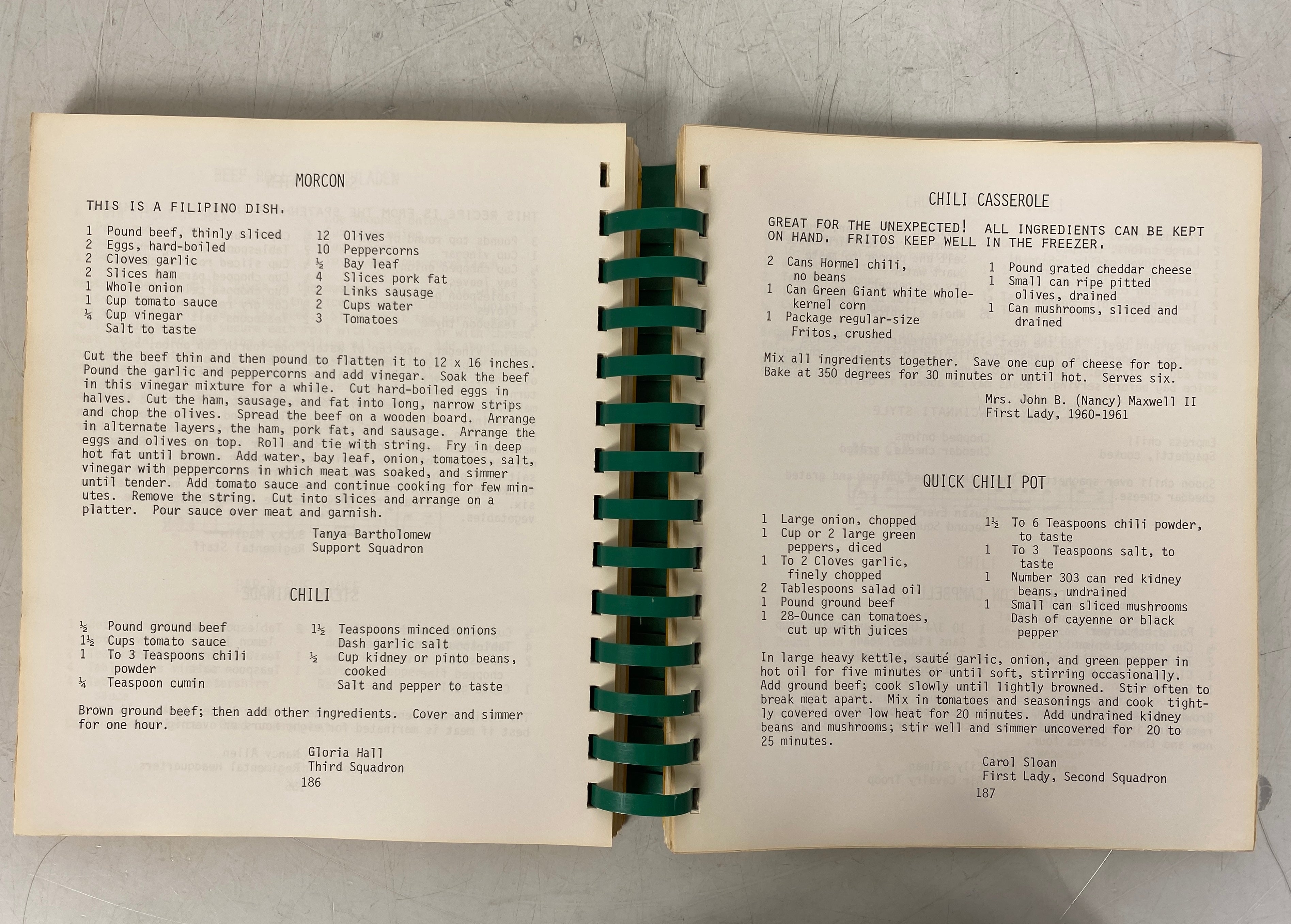 Bugle Calls to Cook By 3rd Armored Cavalry Regiment Fort Bliss TX Spiral SC