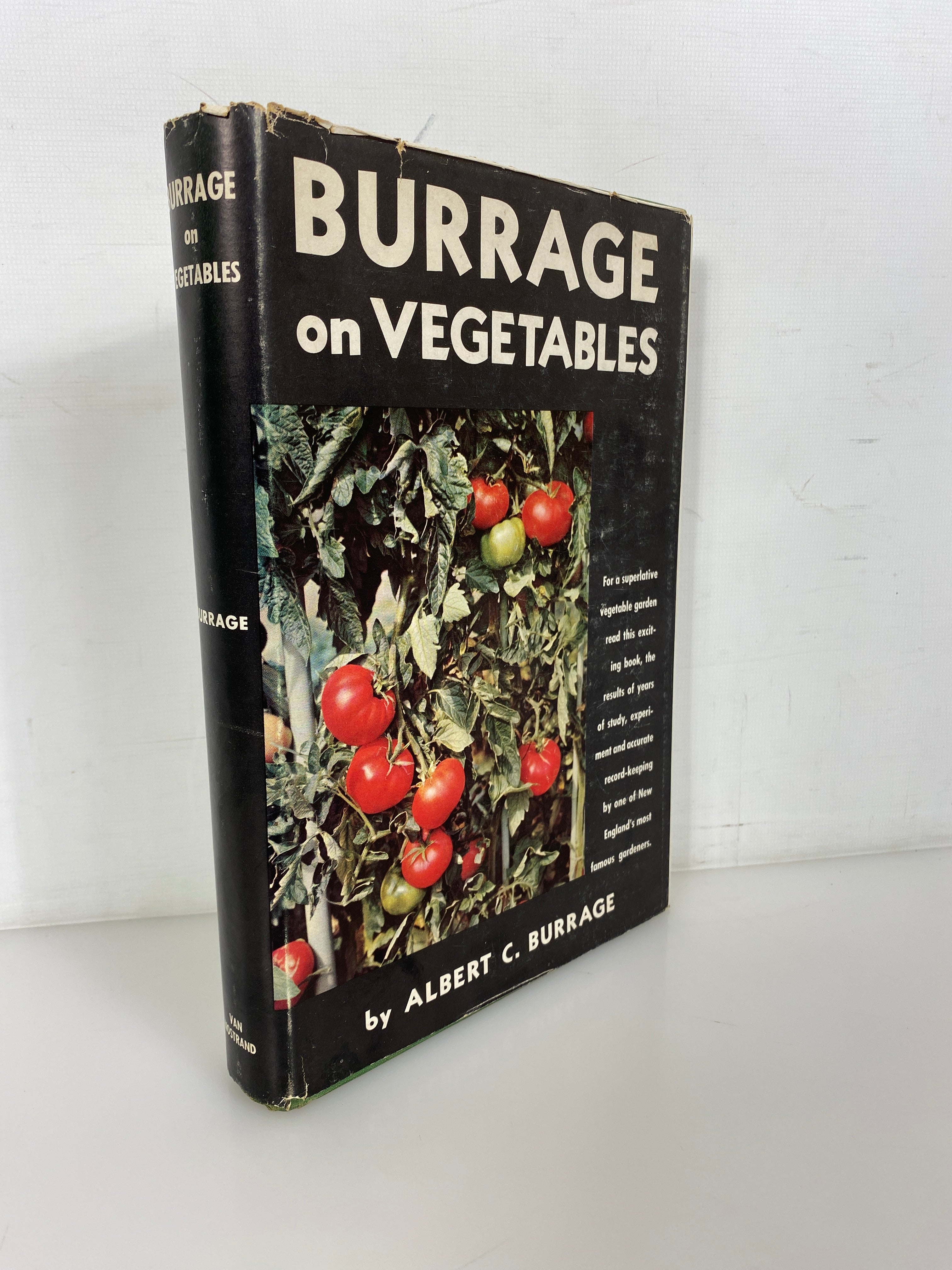 Burrage on Vegetables by Albert Burrage 1954 Vintage Gardening Text HC DJ