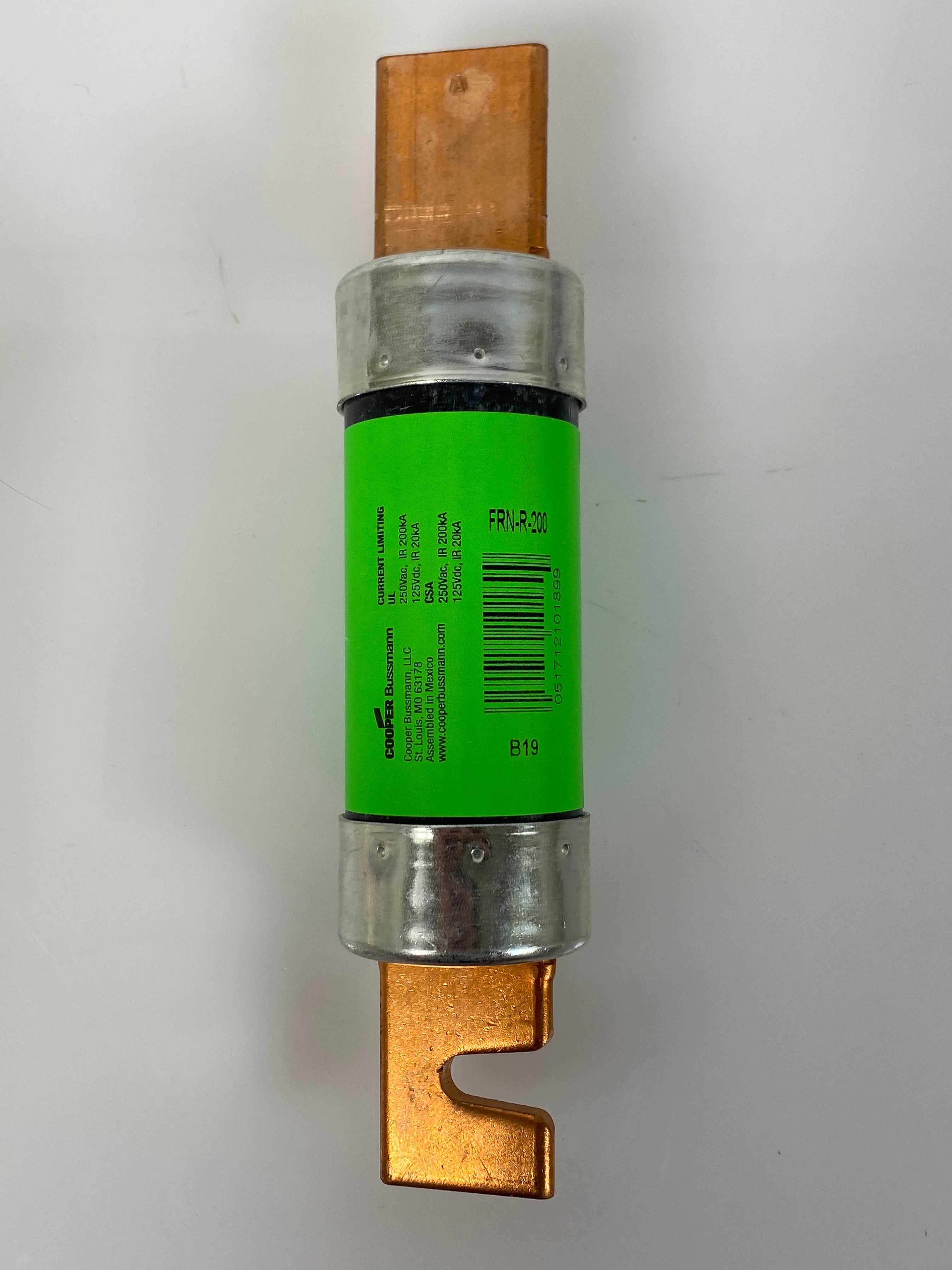 Bussmann Fusetron FRN-R-200 Amp Fuse Pack of 2