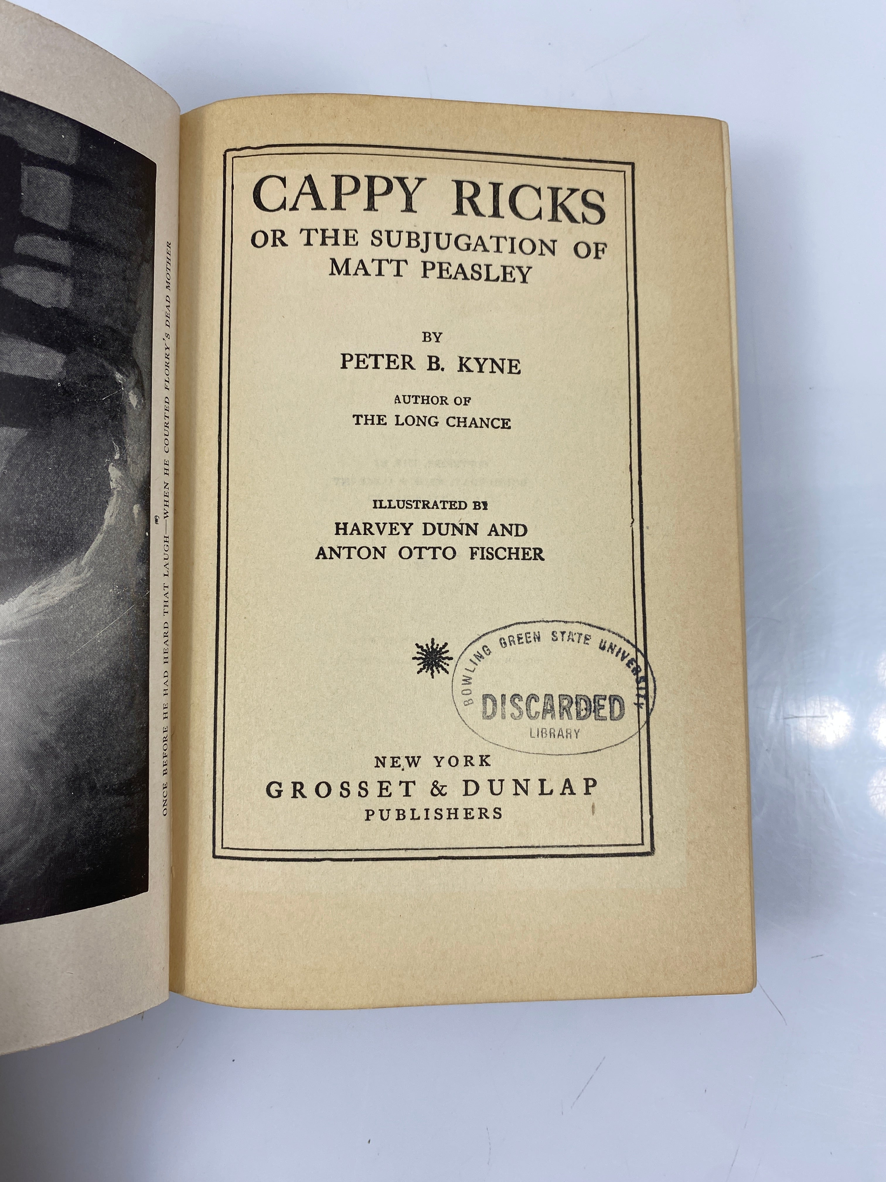 Cappy Ricks or The Subjugation of Matt Peasley by Kyne 1916 Ex-Library HC