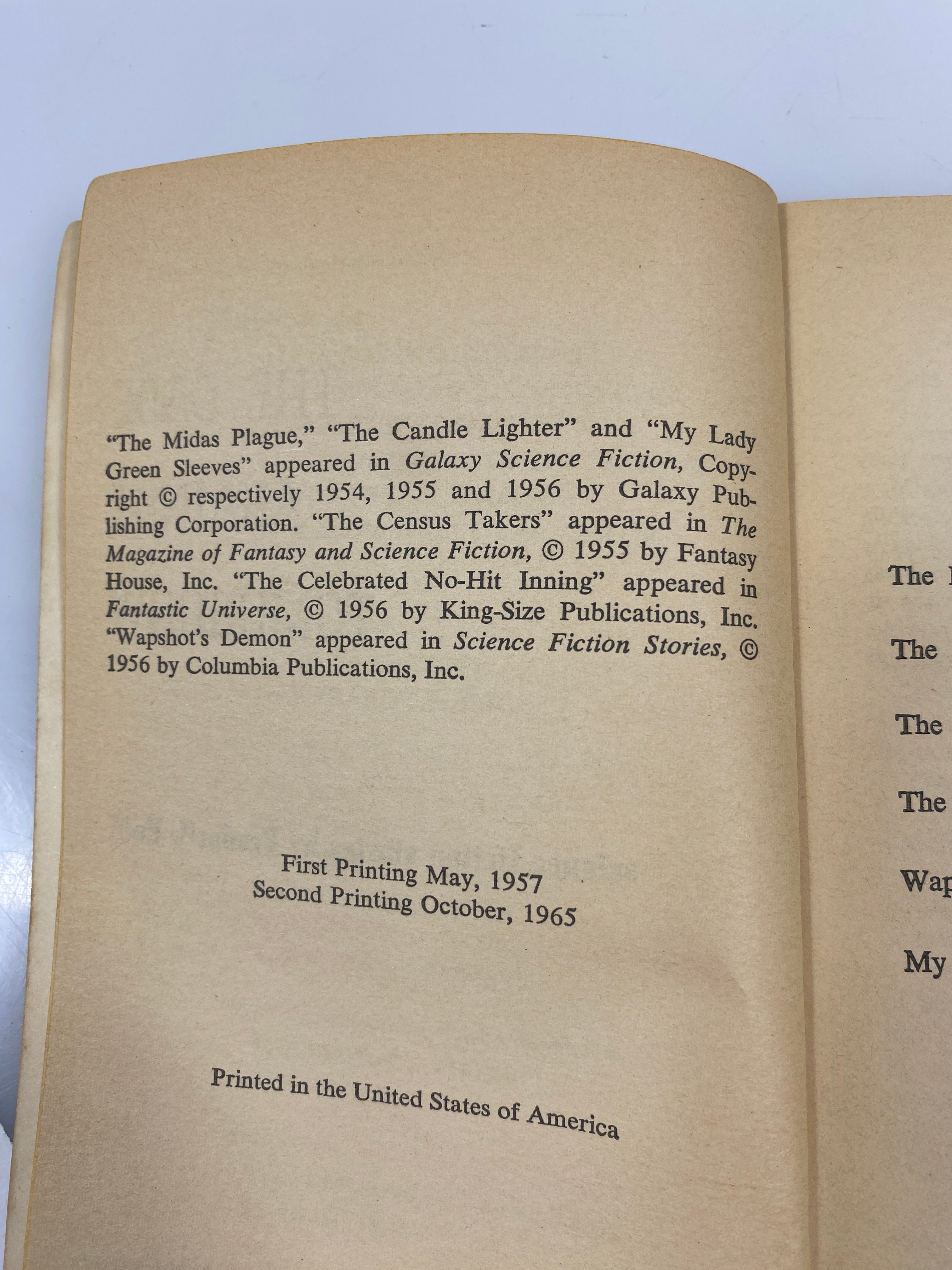 Case Against Tomorrow Frederik Pohl Paperback SC 1965