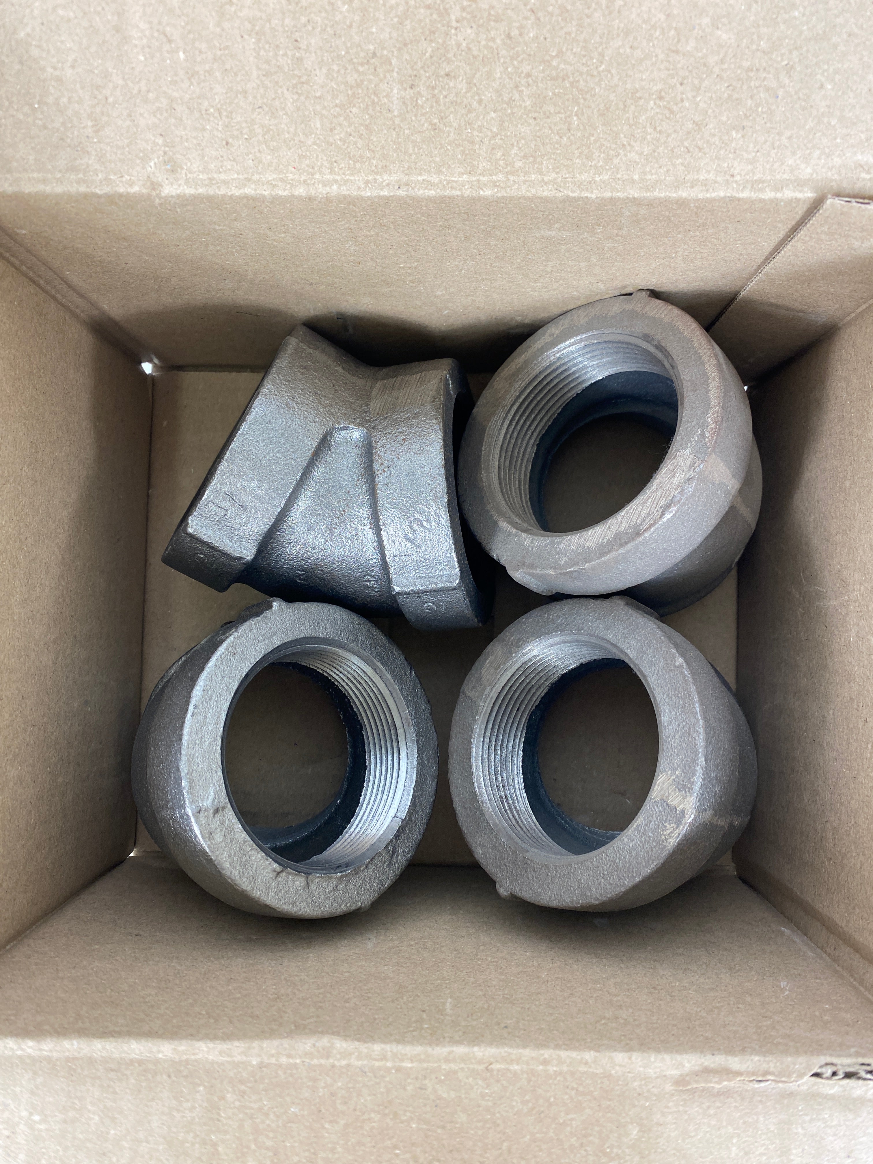 Cast Iron 45 Degree Elbow 2-1/2" Pack of 4