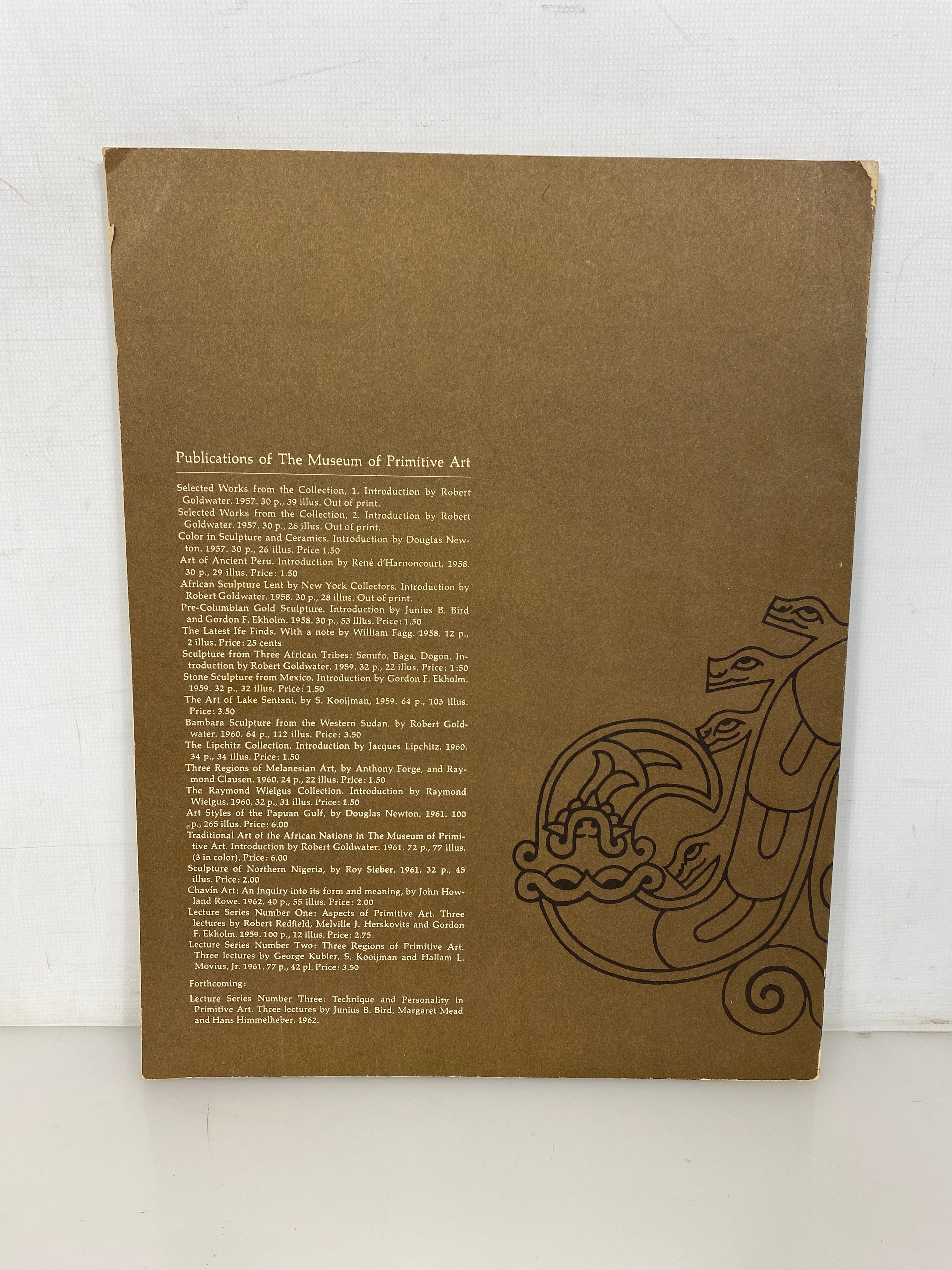 Chavin Art The Museum of Primitive Art NY 1962 SC