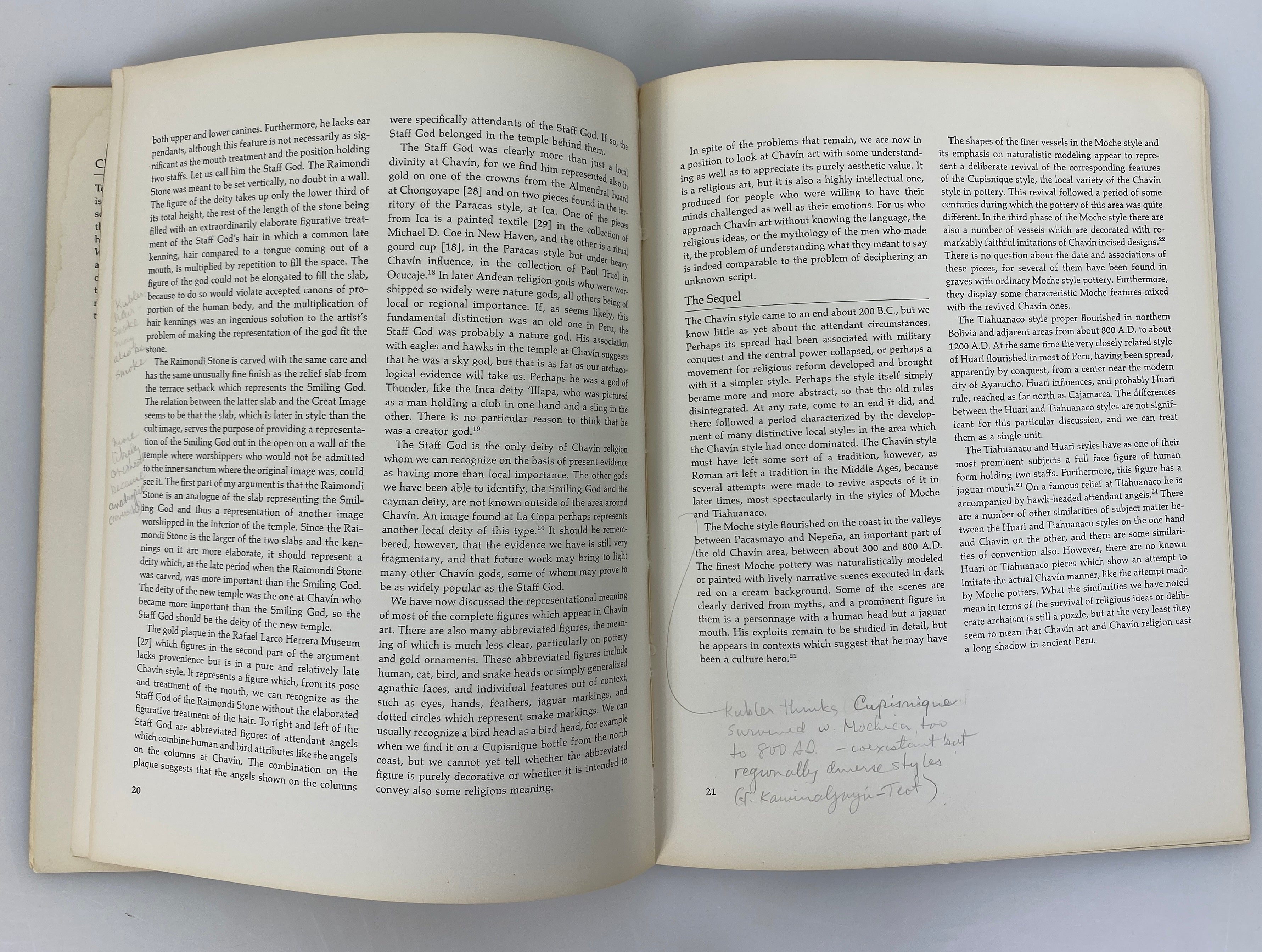 Chavin Art The Museum of Primitive Art NY 1962 SC