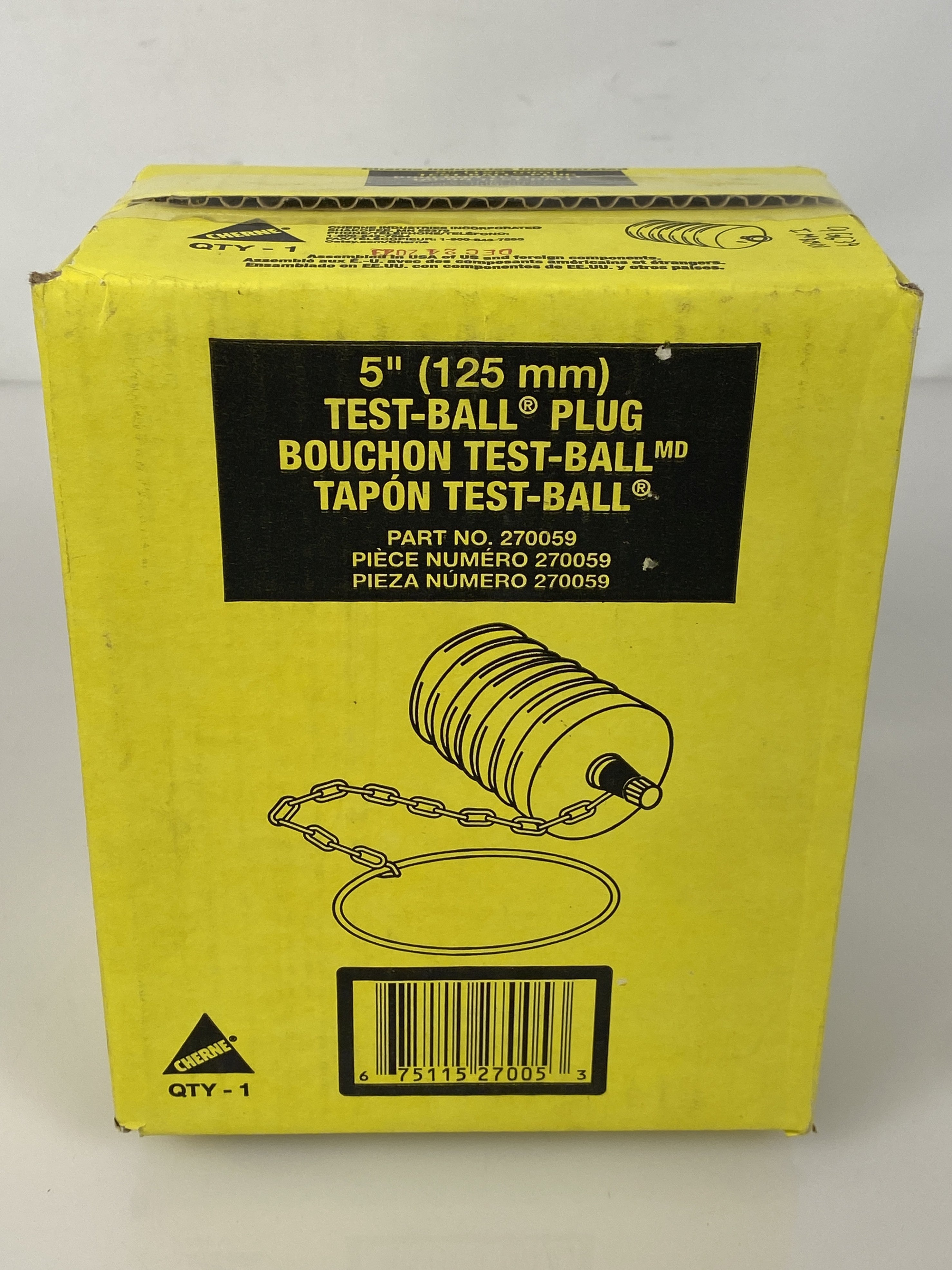 Cherne 5" Test-Ball Plug