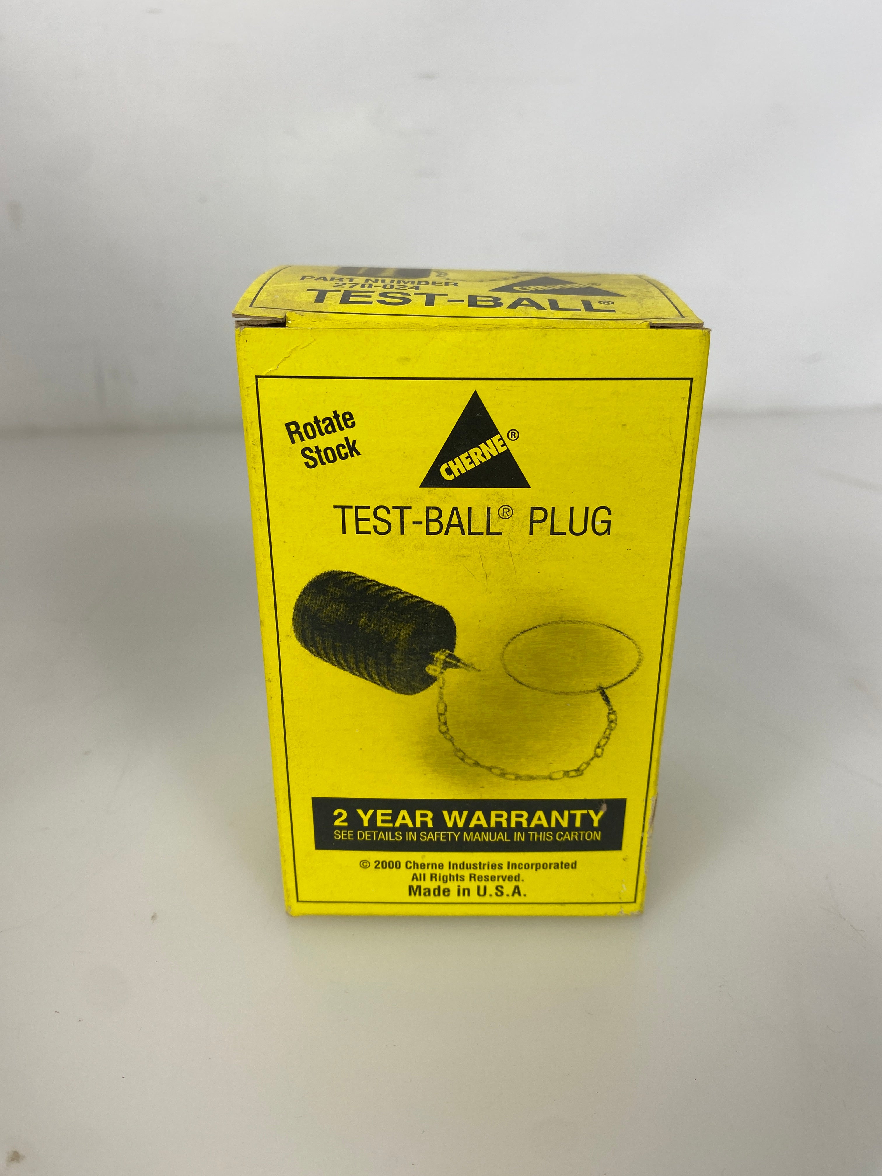 Cherne Test-Ball Plug Air Drain 2" Pack of 9