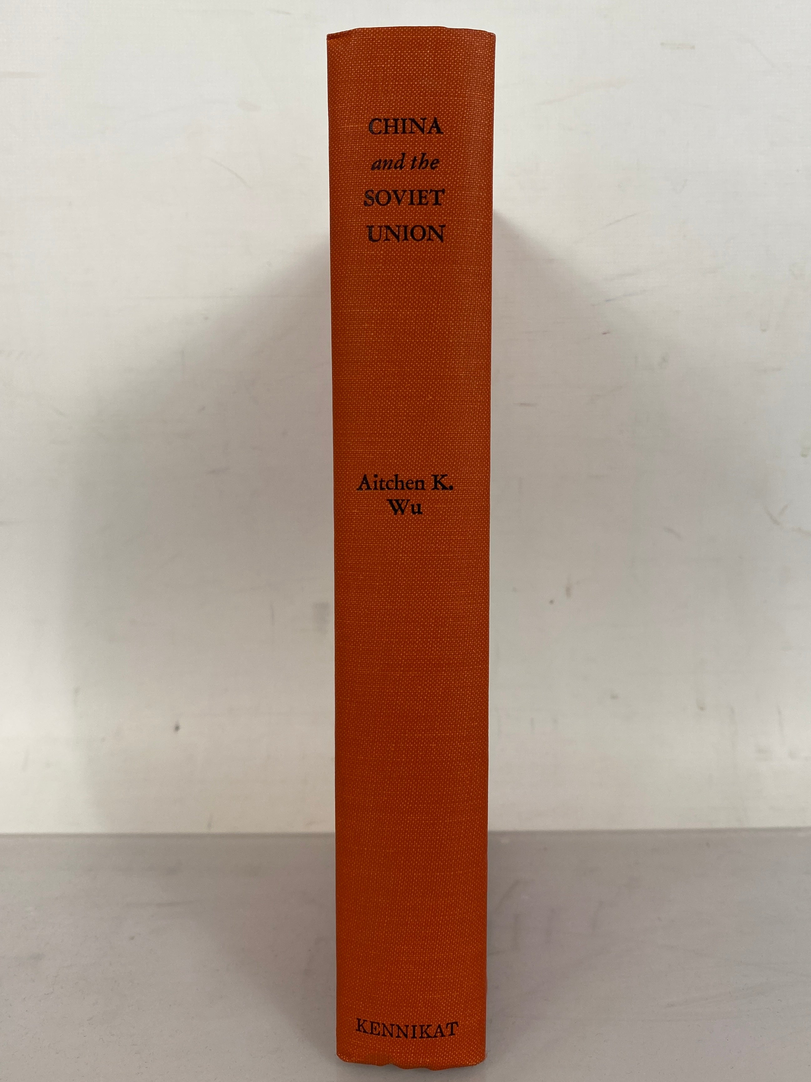 China and the Soviet Union by Aitchen K. Wu 1967 HC
