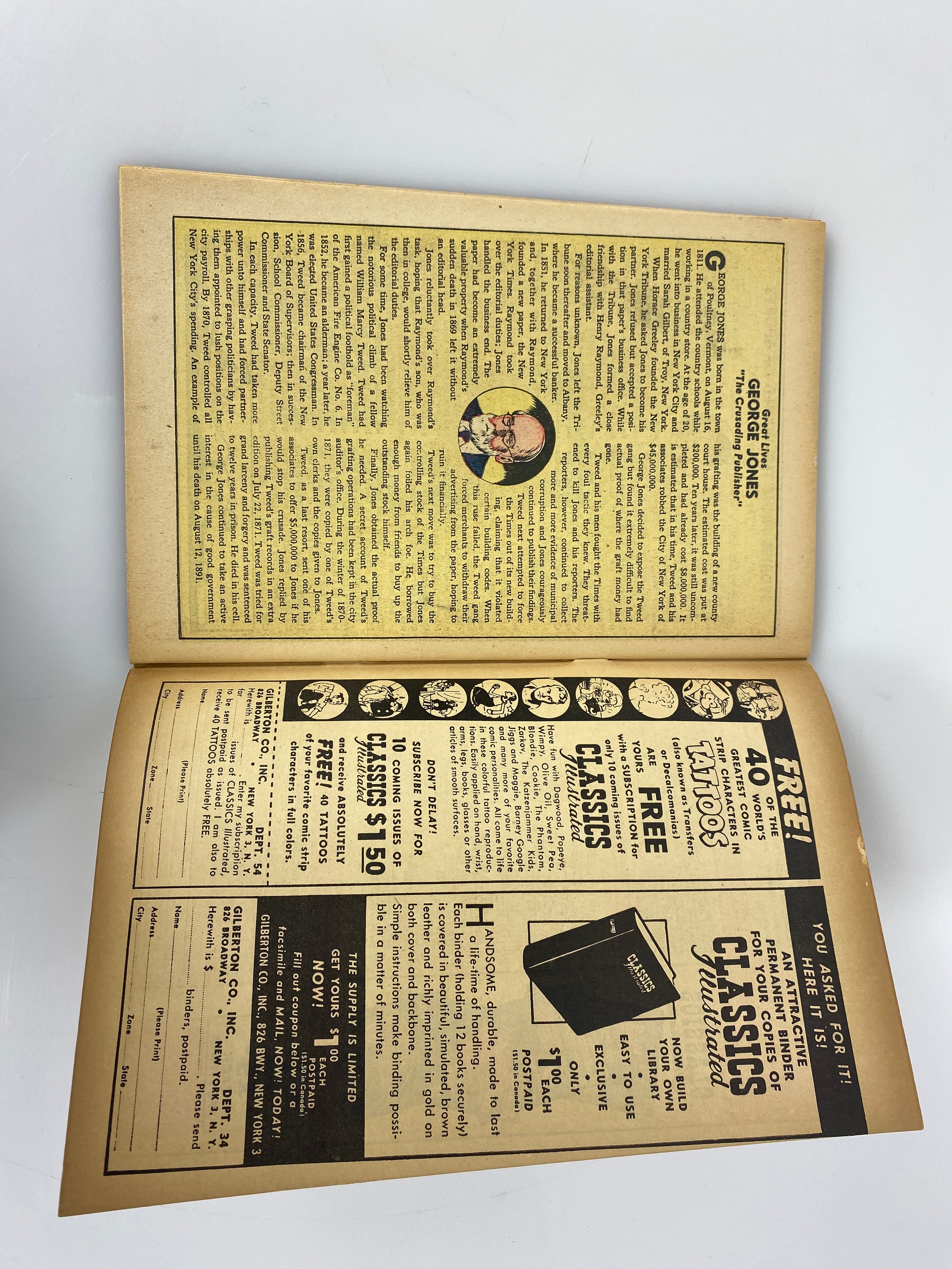 Classics Illustrated #98 The Red Badge of Courage hrn98