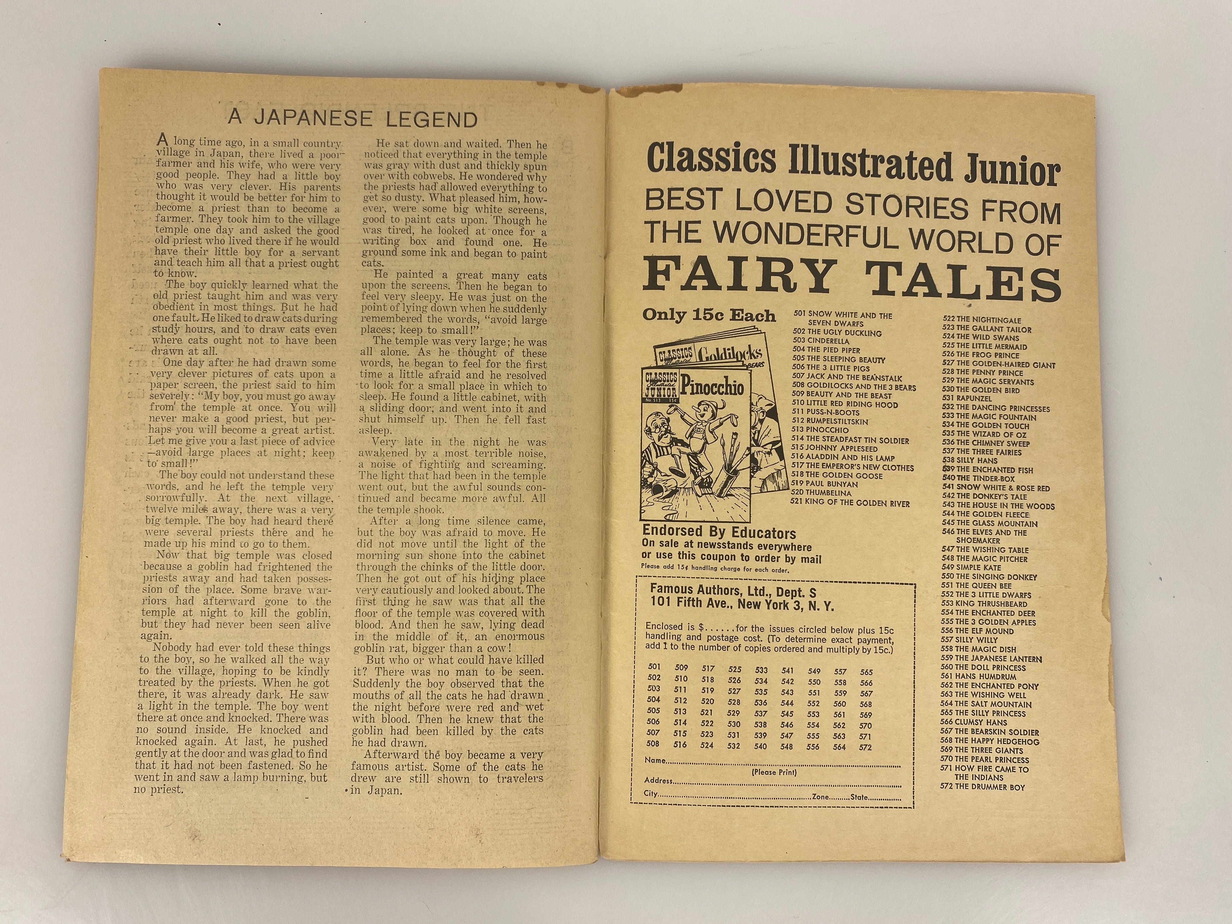 Classics Illustrated Arabian Nights No. 8 1943 HRN164