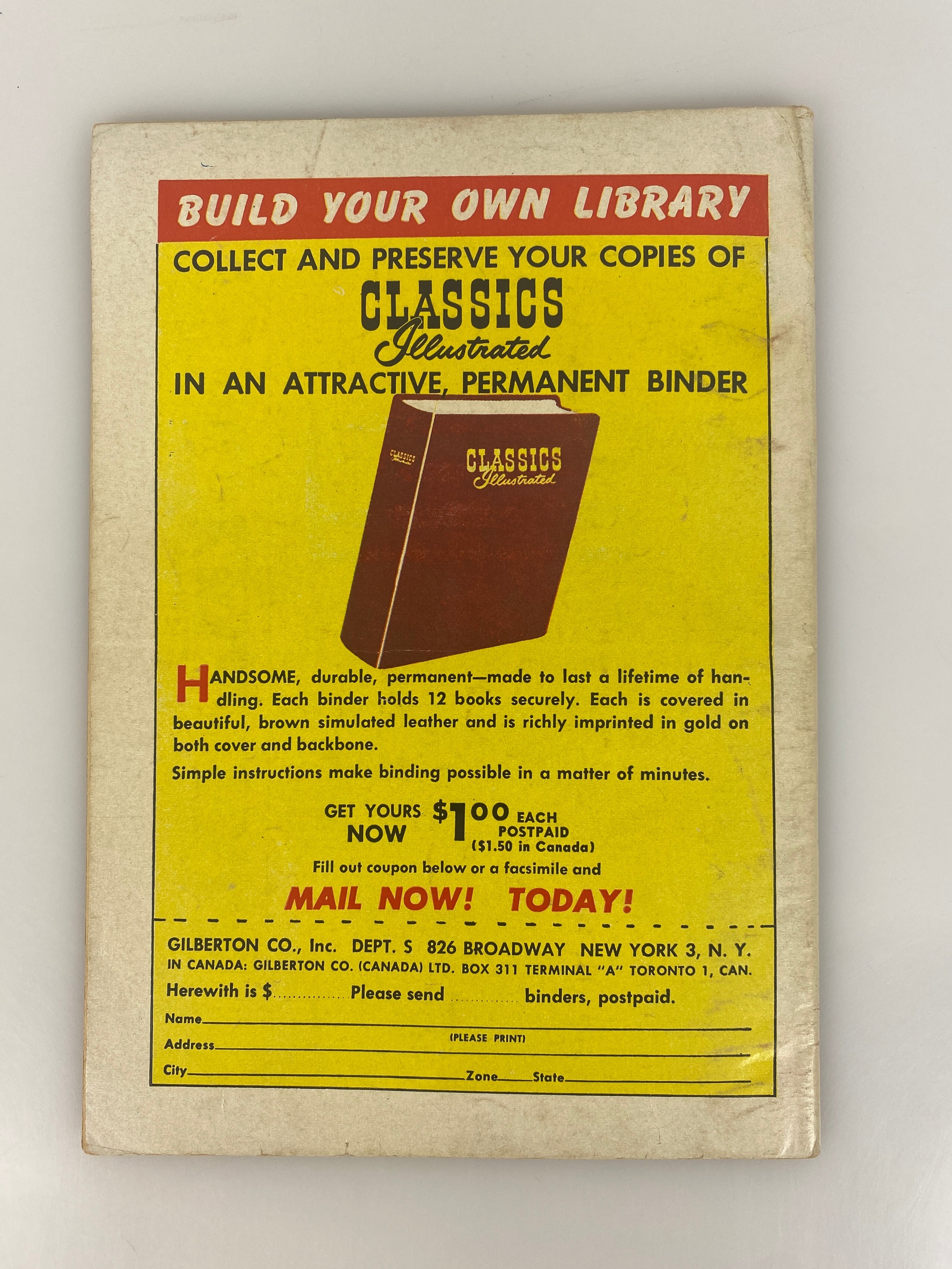 Classics Illustrated Count of Monte Cristo No. 3 HRN113