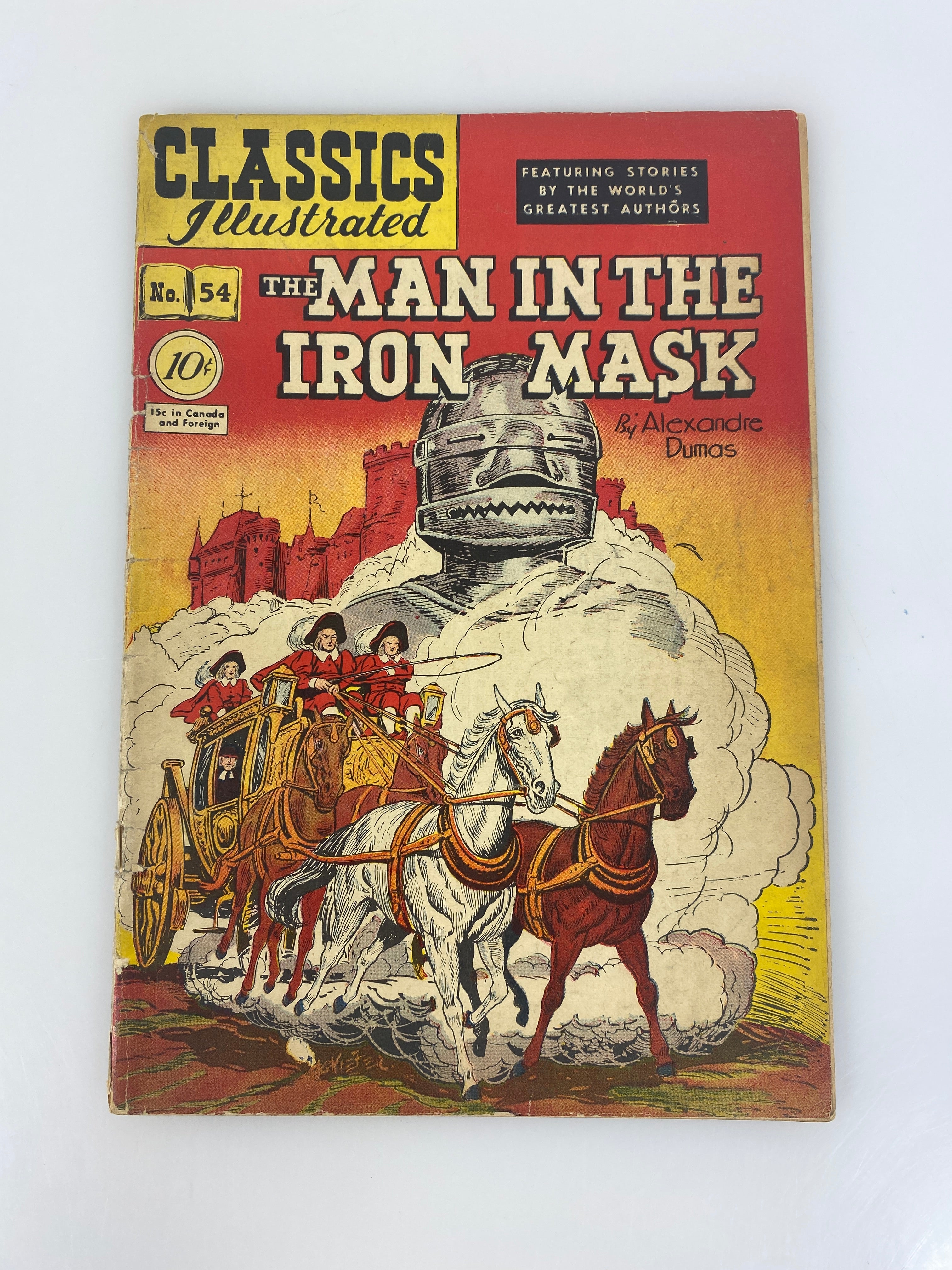 Classics Illustrated Man in the Iron Mask Alexandre Dumas No. 54  1948 HRM 55