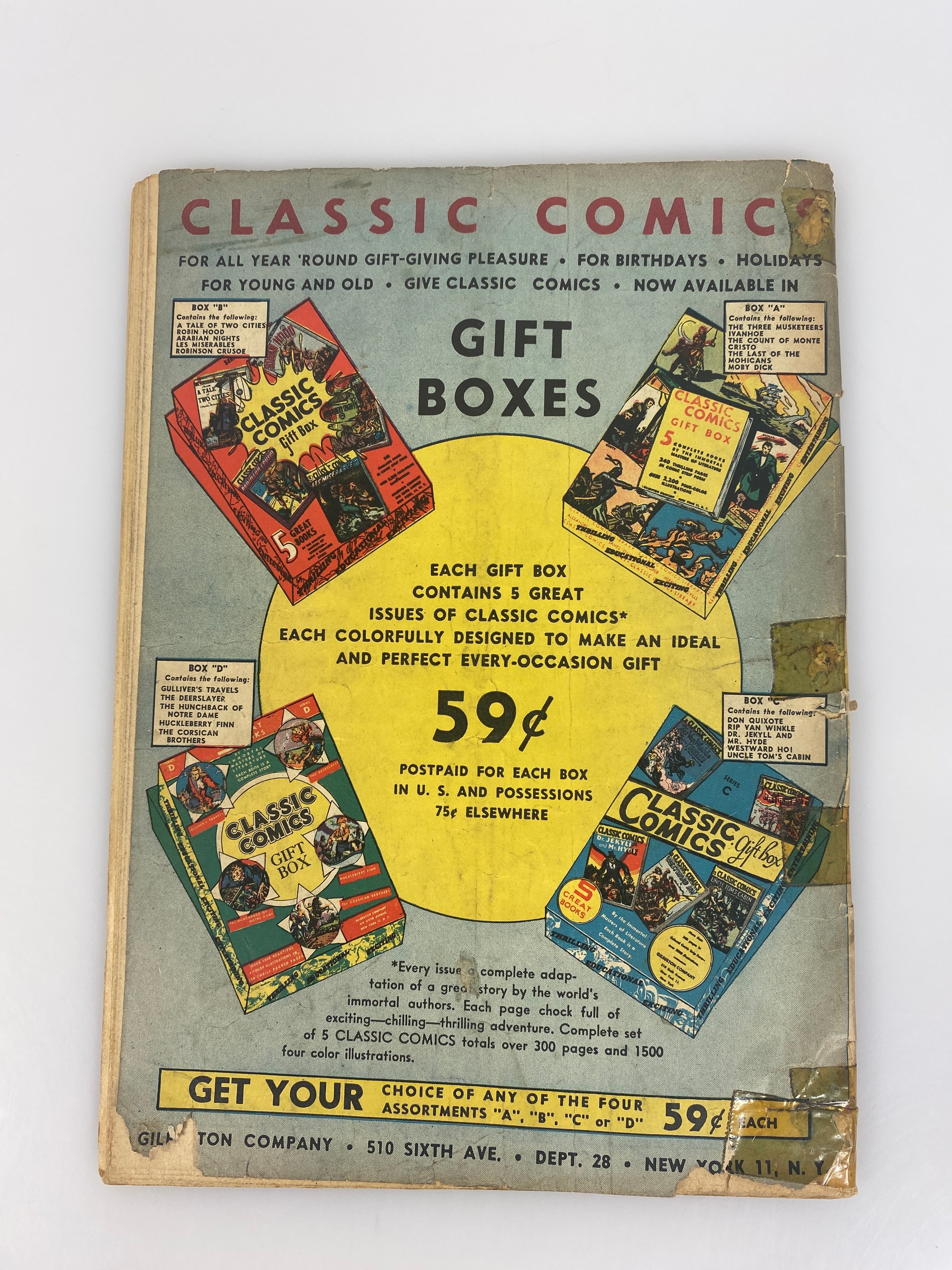 Classics Illustrated Michael Strogoff Jules Verne No. 28 1946 HRN28