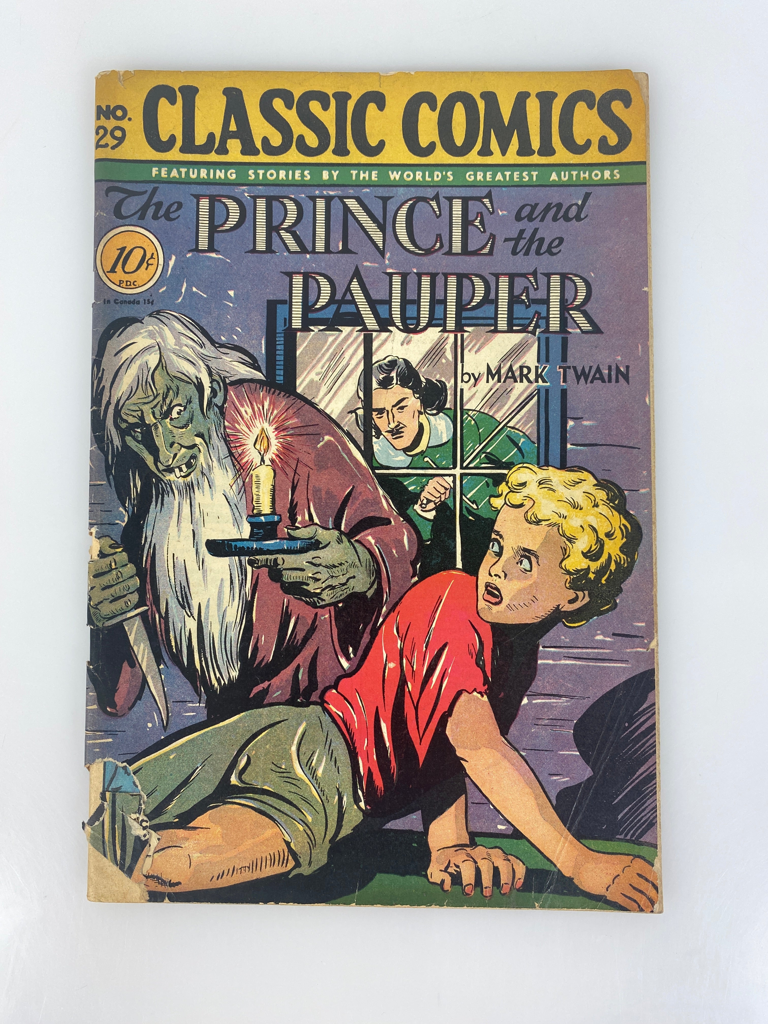 Classics Illustrated Prince and the Pauper Mark Twain No. 29 1946 HRN29