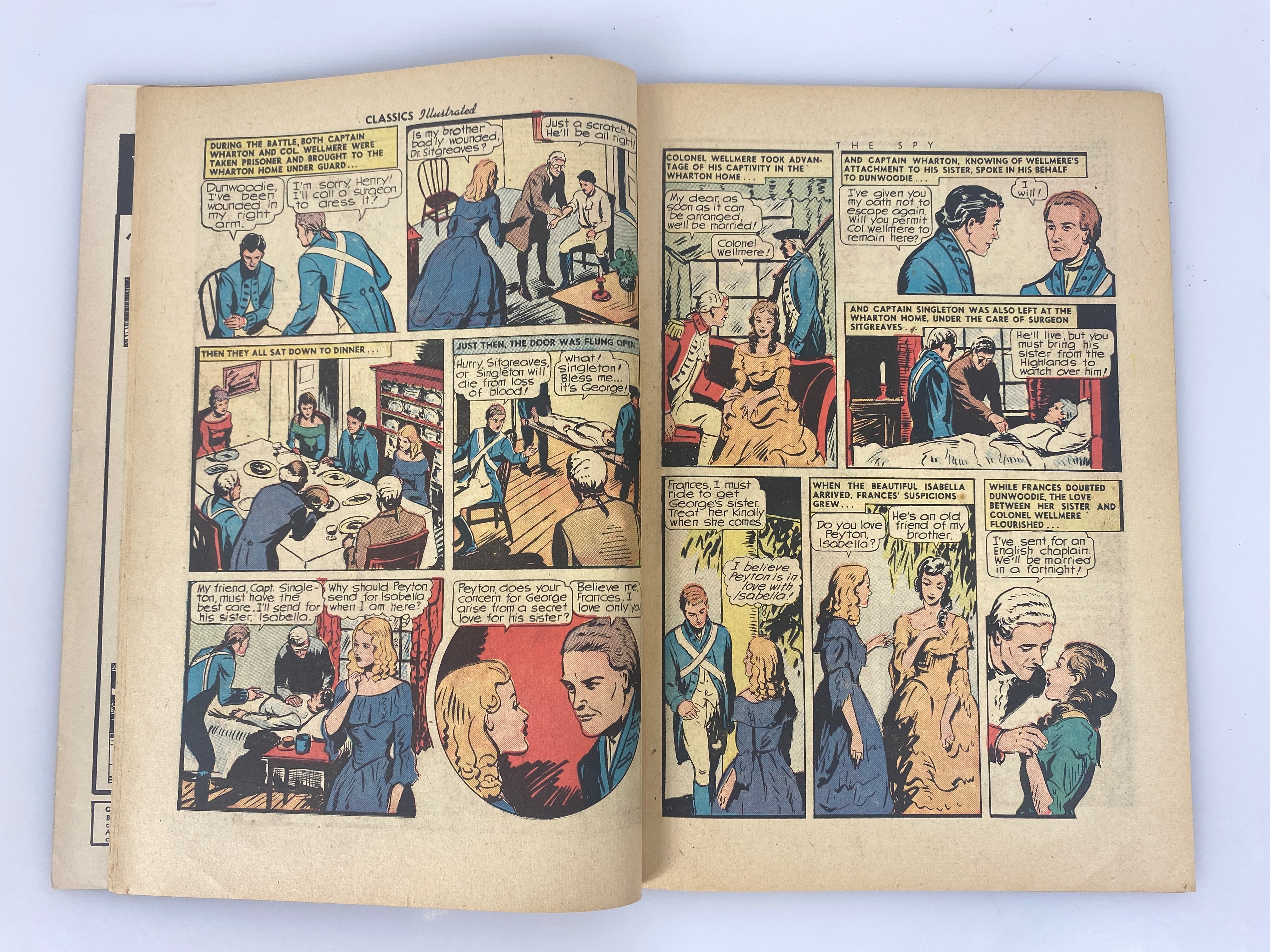 Classics Illustrated Spy James Fenimore Cooper No. 51 Original Issue 1948