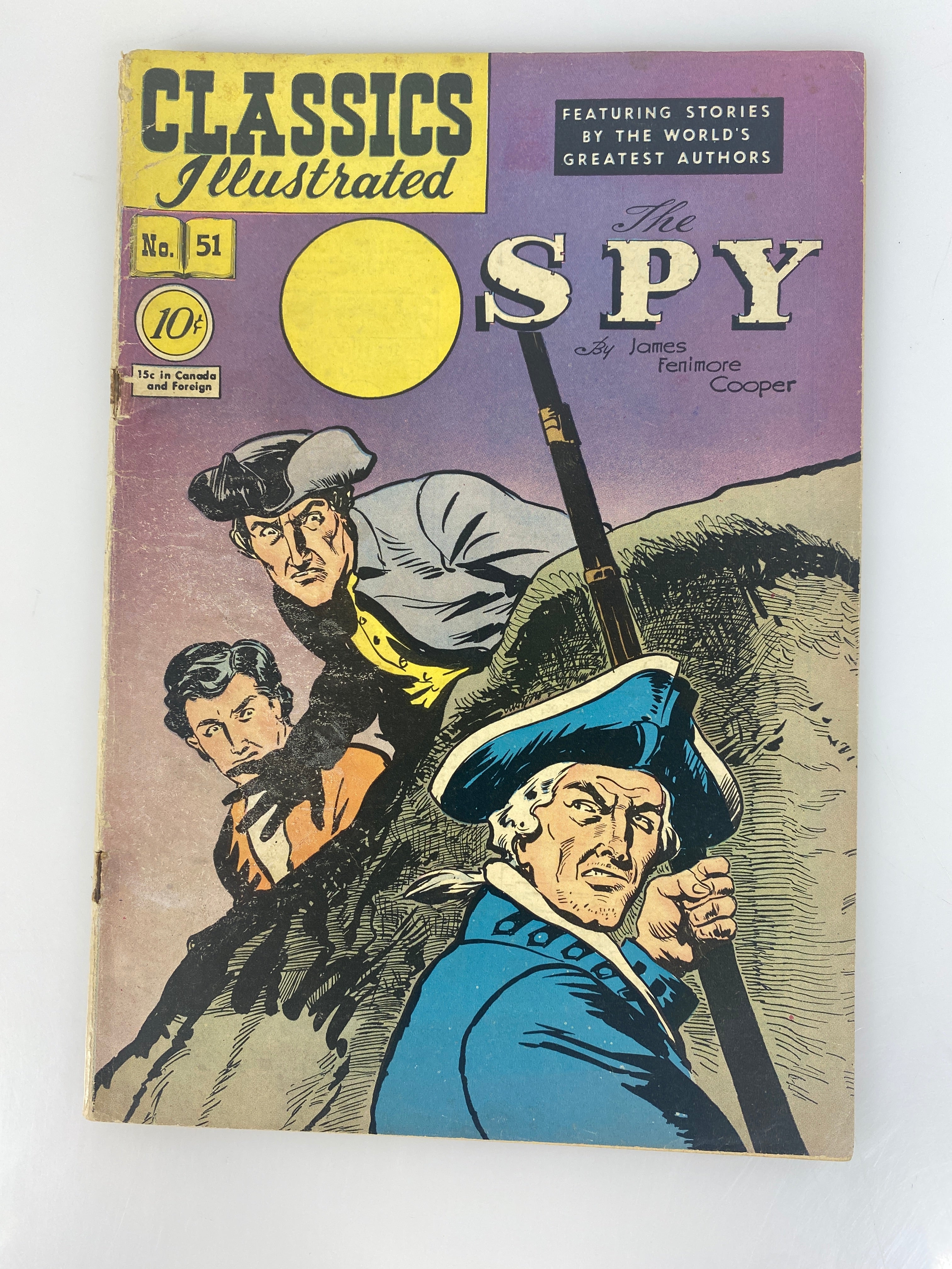 Classics Illustrated Spy James Fenimore Cooper No. 51 Original Issue 1948