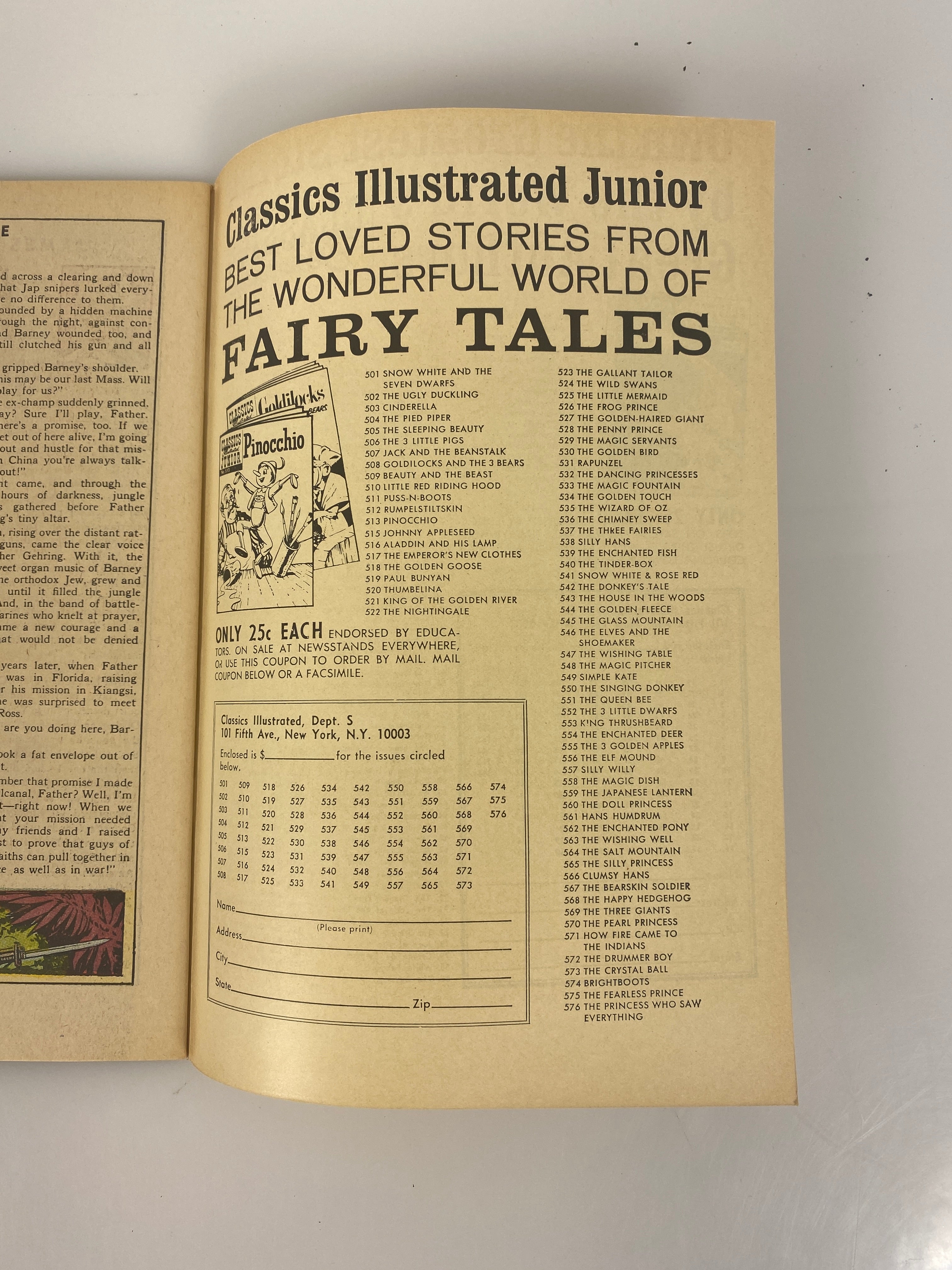 Classics Illustrated The Pioneers James Fenimore Cooper No. 37 1947 HRN 166