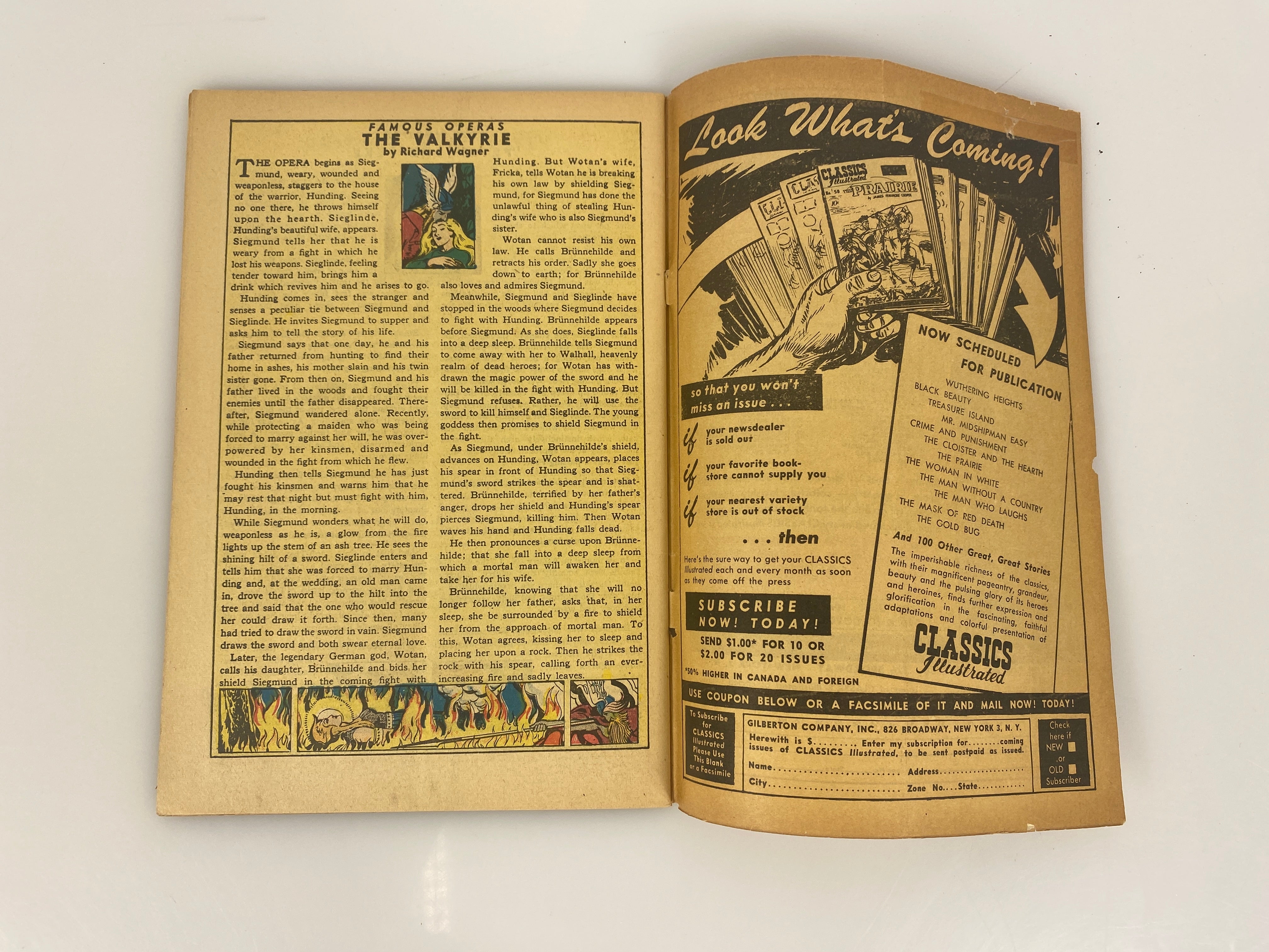 Classics Illustrated Wuthering Heights Emily Bronte No. 59 1949 HRN 60