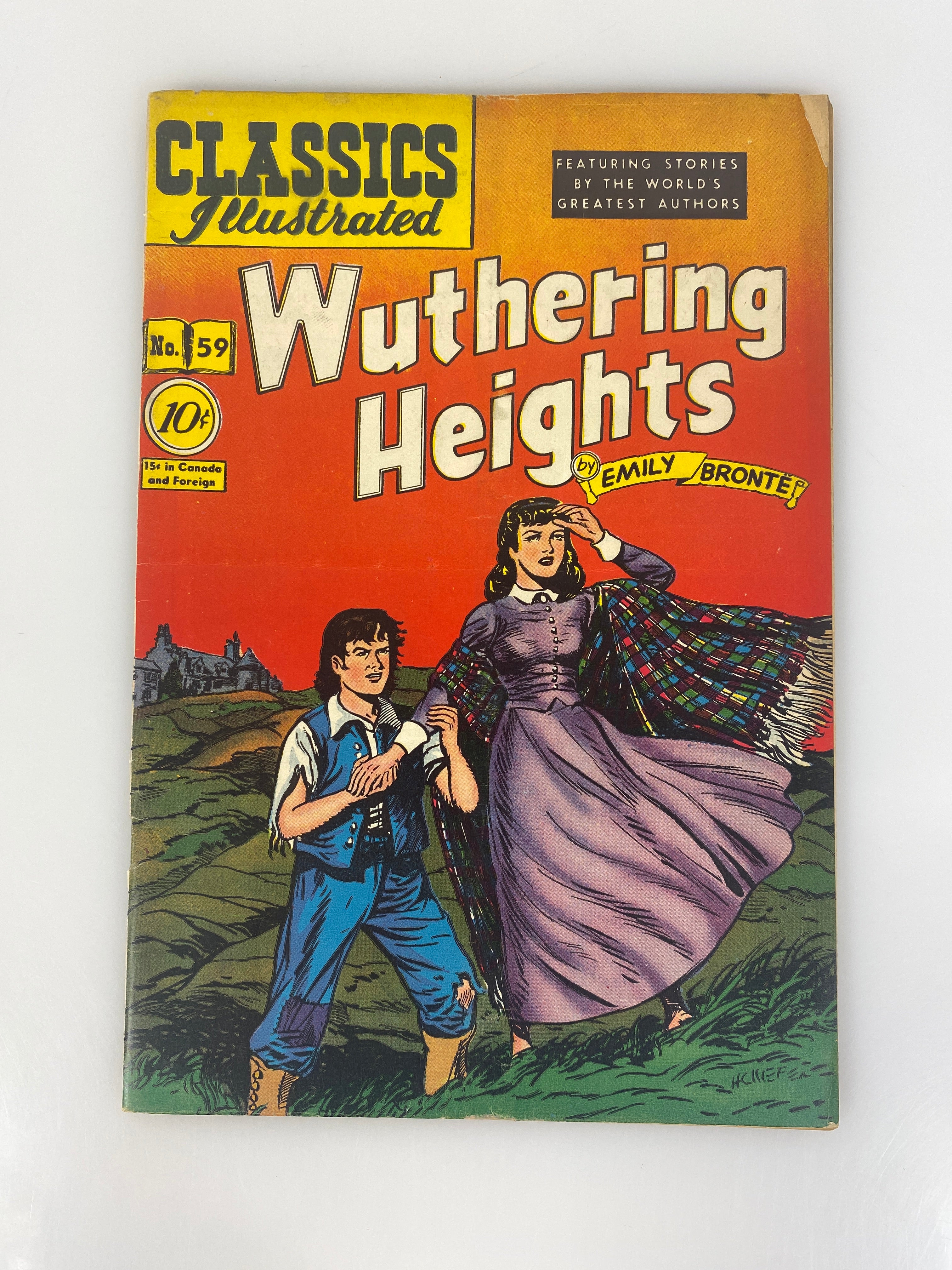 Classics Illustrated Wuthering Heights Emily Bronte No. 59 1949 HRN 60