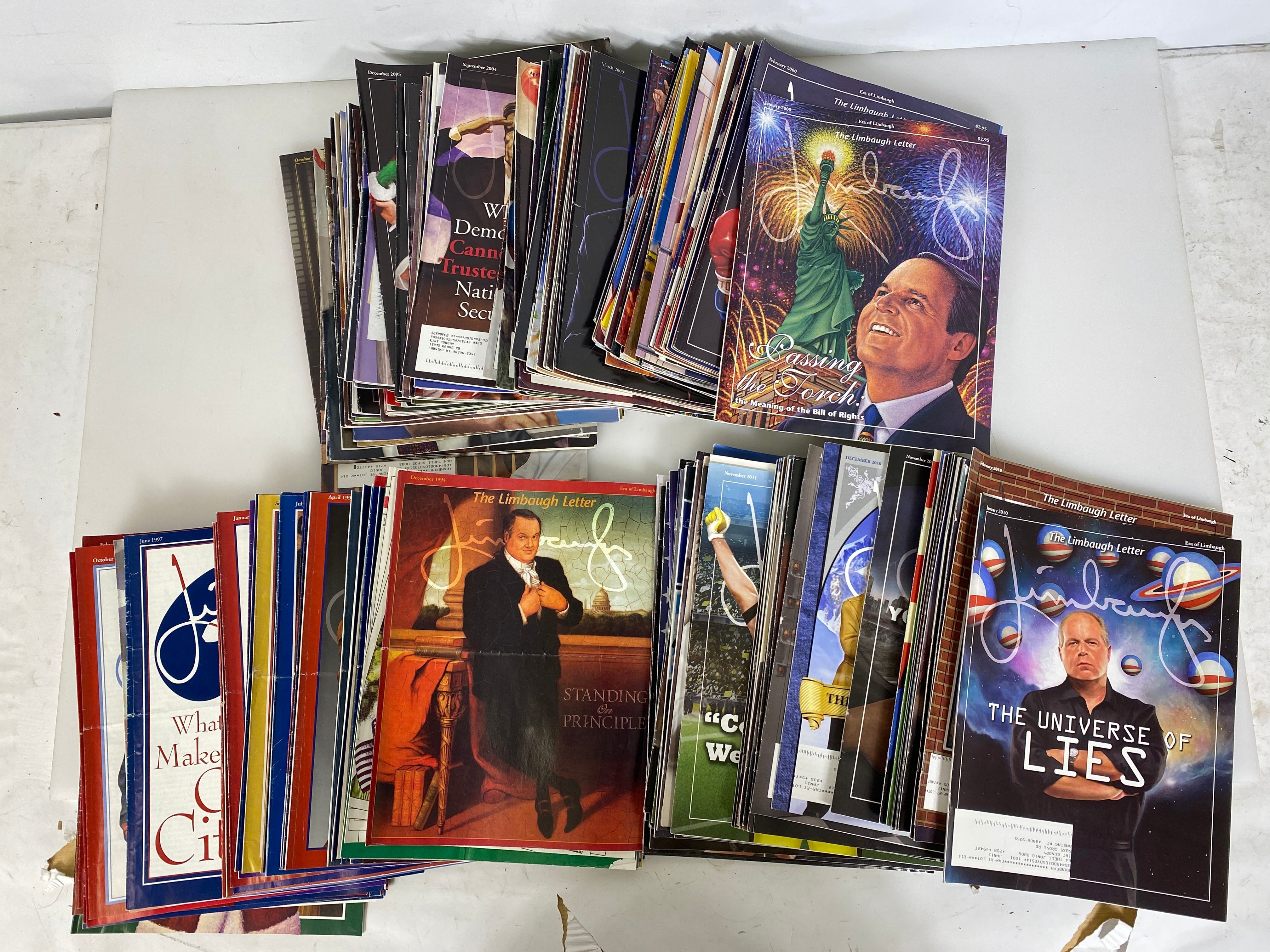 Collection of 200+ Limbaugh Letters Rush Limbaugh newsletters 1994-2013