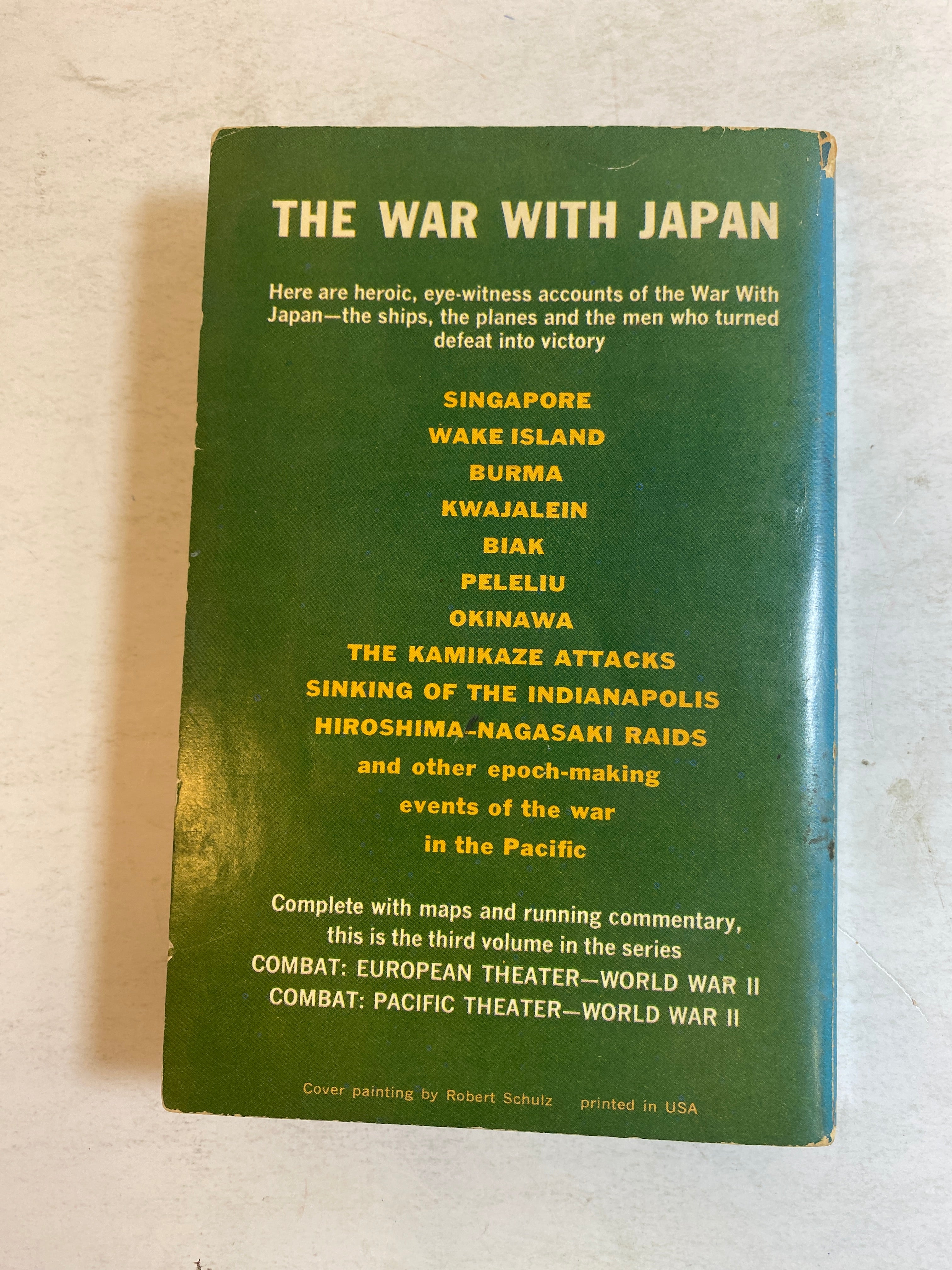 Combat The War with Japan Don Congdon 1962
