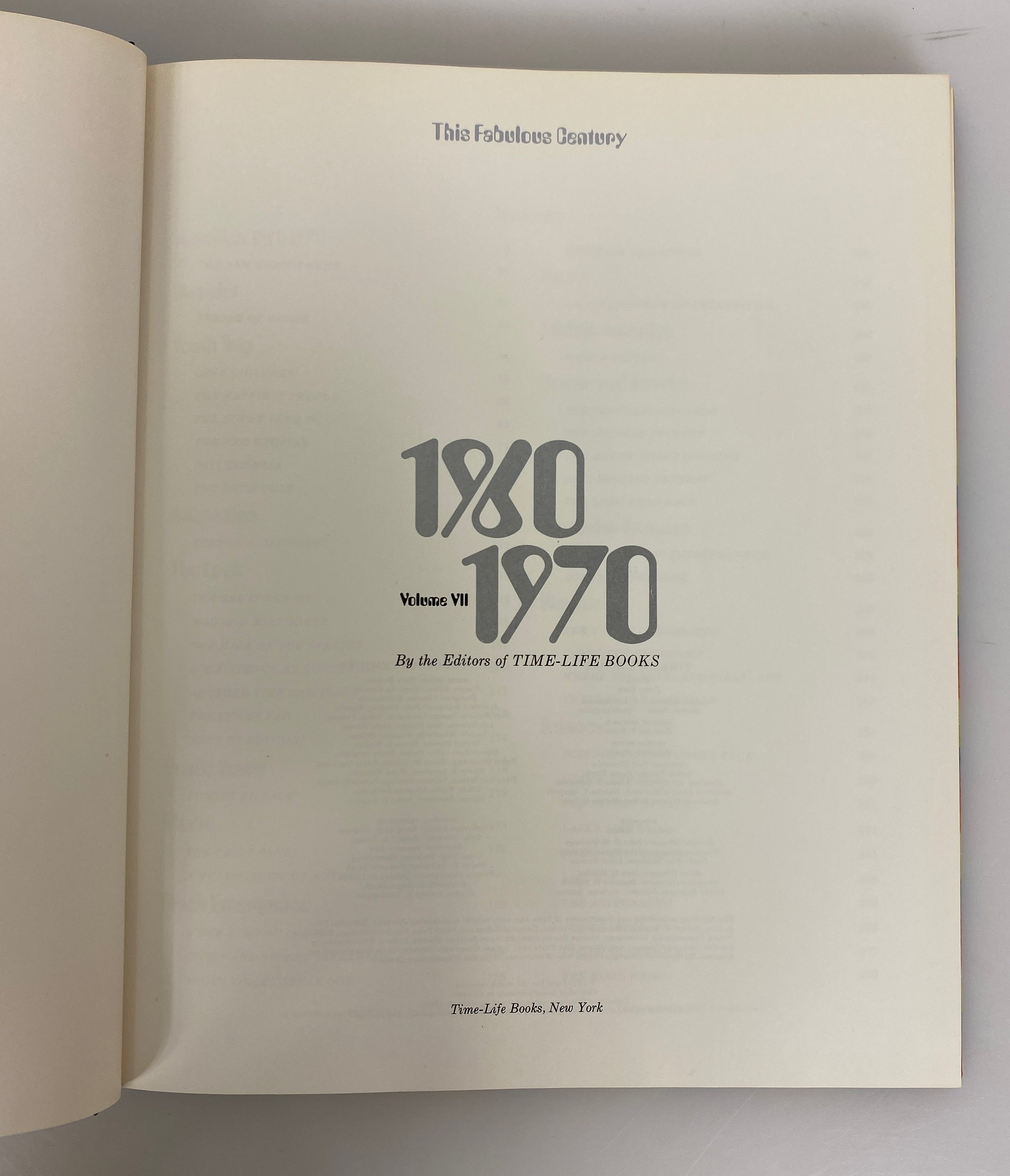 Complete 8 Volume Set This Fabulous Century 1870-1970 Time Life Books