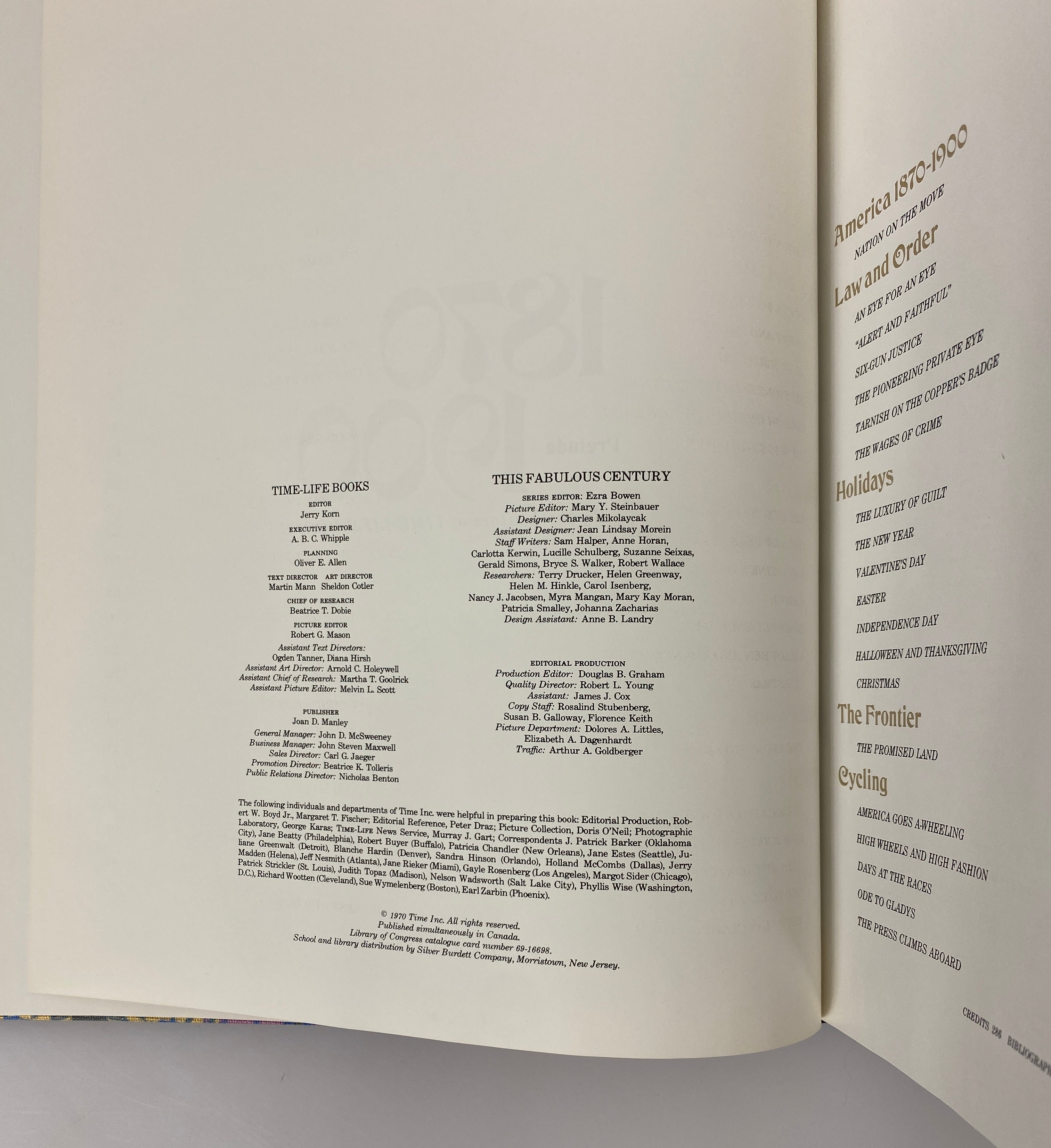 Complete 8 Volume Set This Fabulous Century 1870-1970 Time Life Books