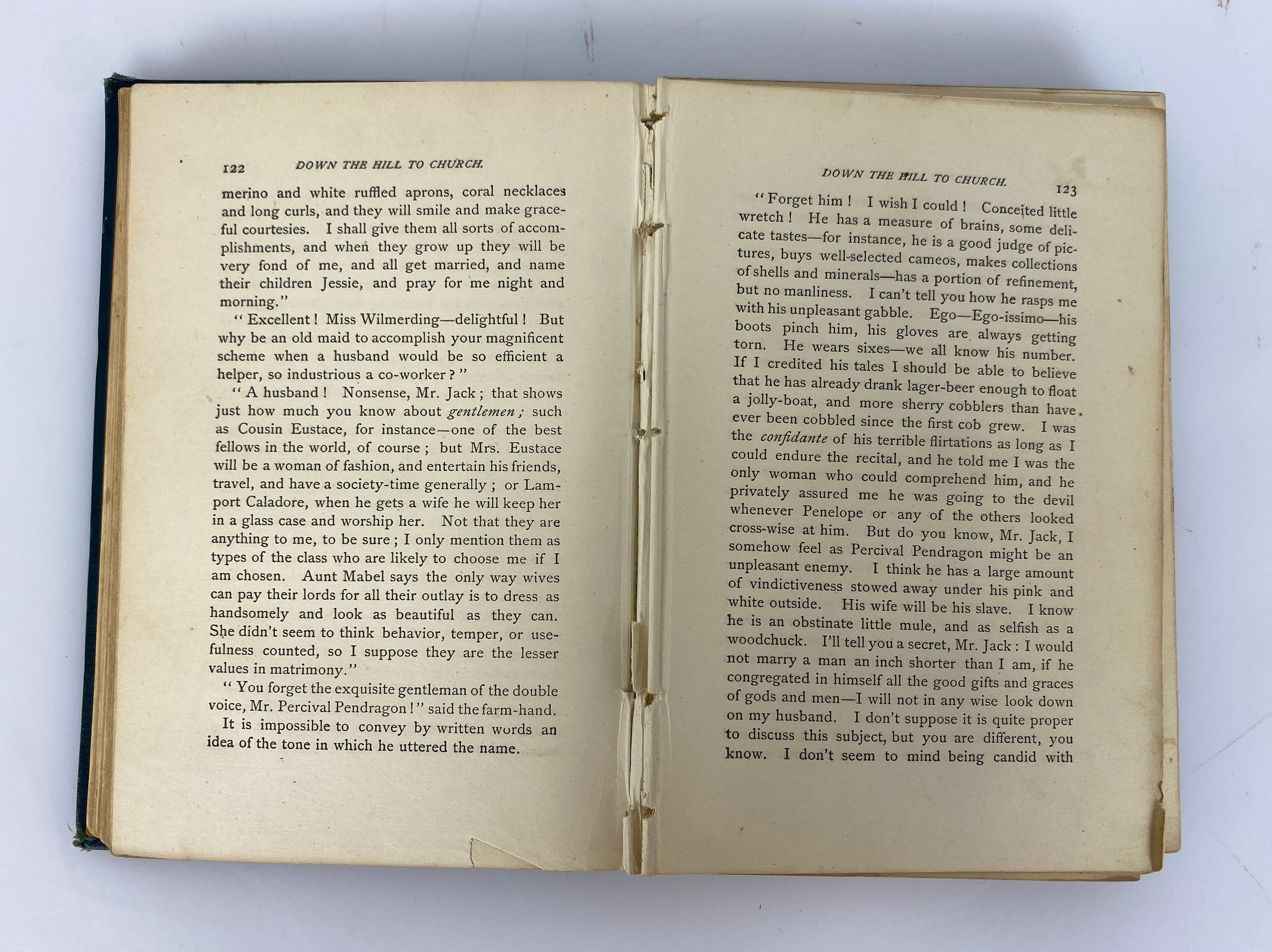 Courting & Farming/Which is the Gentleman? by Julie P. Smith 1882 Antique HC