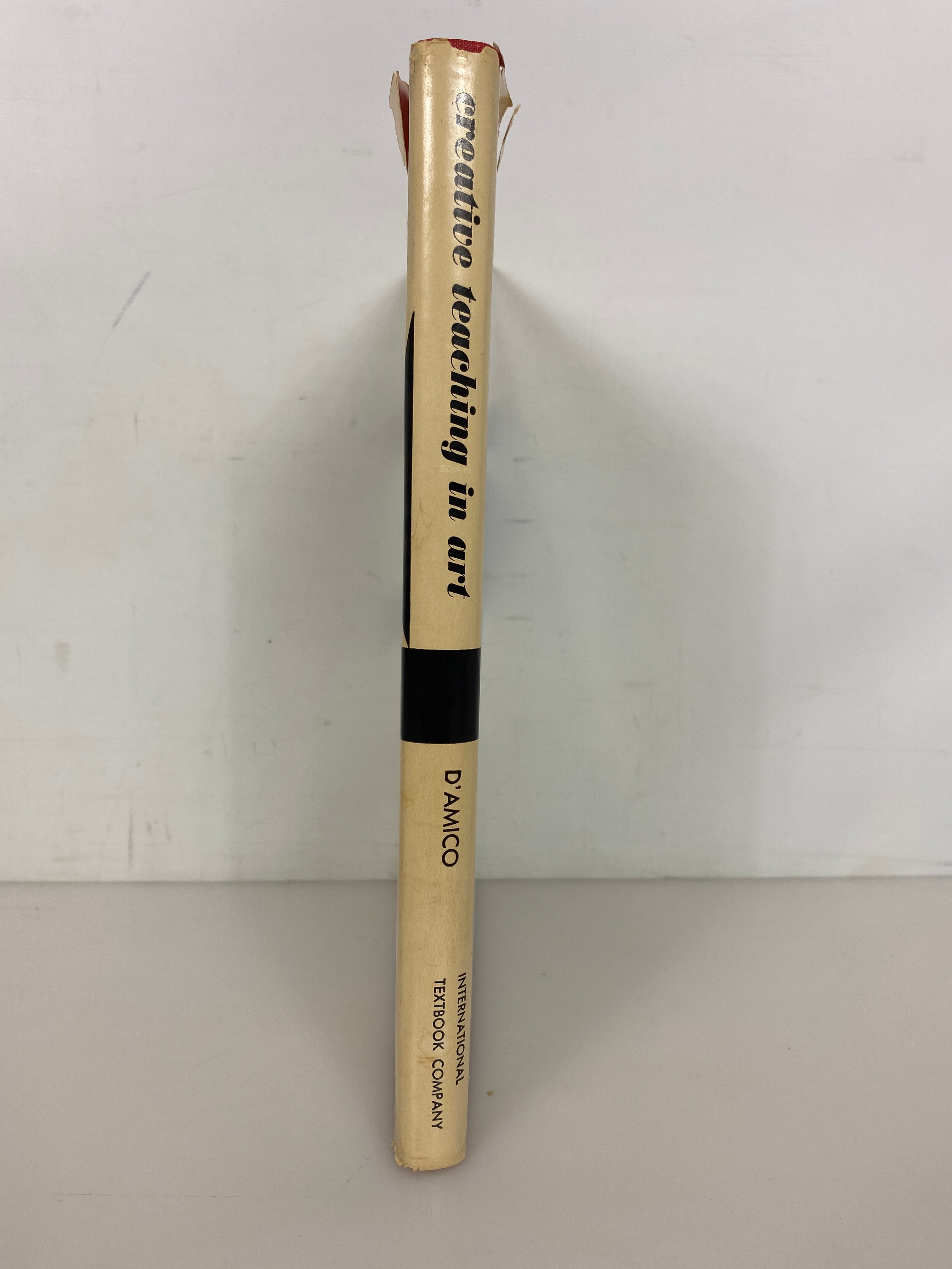 Creative Teaching in Art by Victor D'Amico 1968 Sixth Printing HC DJ