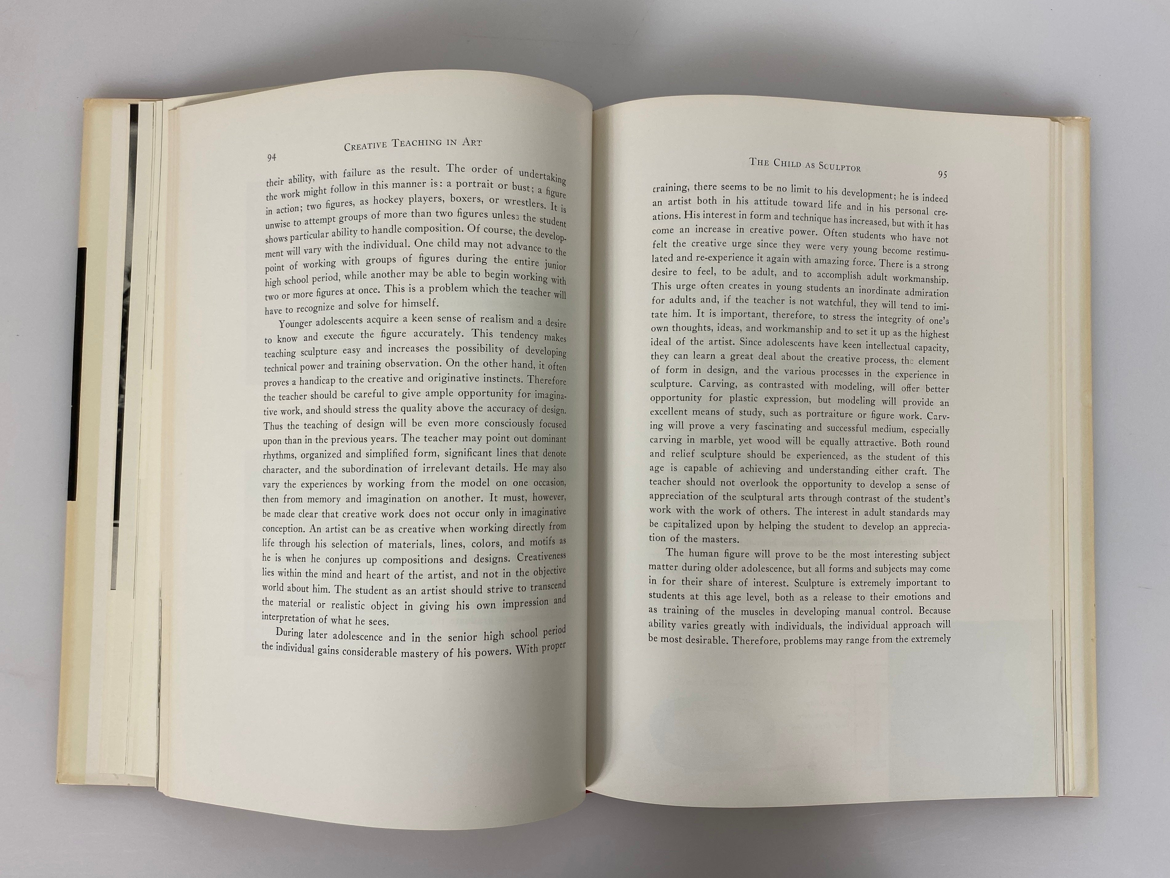 Creative Teaching in Art by Victor D'Amico 1968 Sixth Printing HC DJ