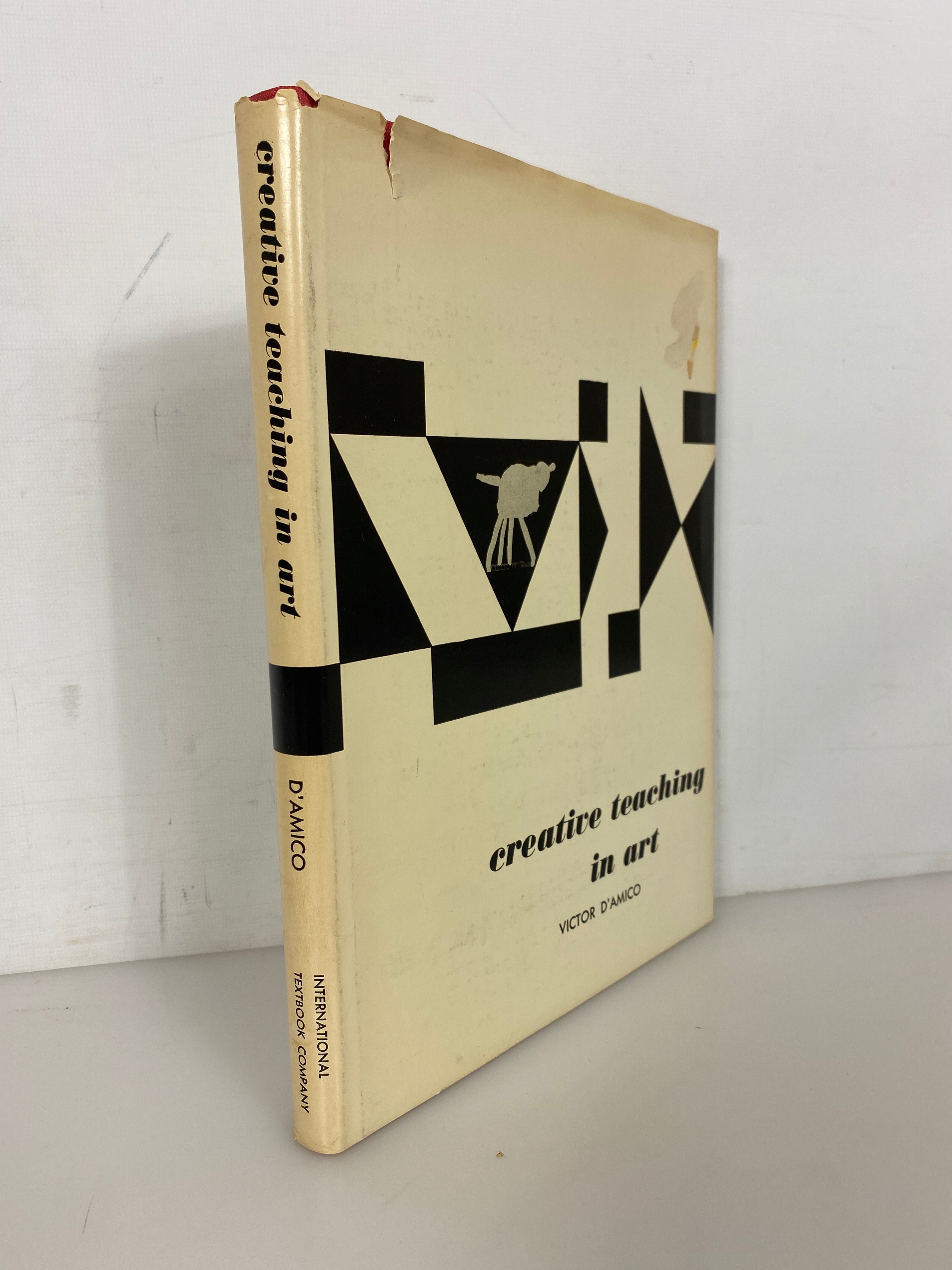 Creative Teaching in Art by Victor D'Amico 1968 Sixth Printing HC DJ