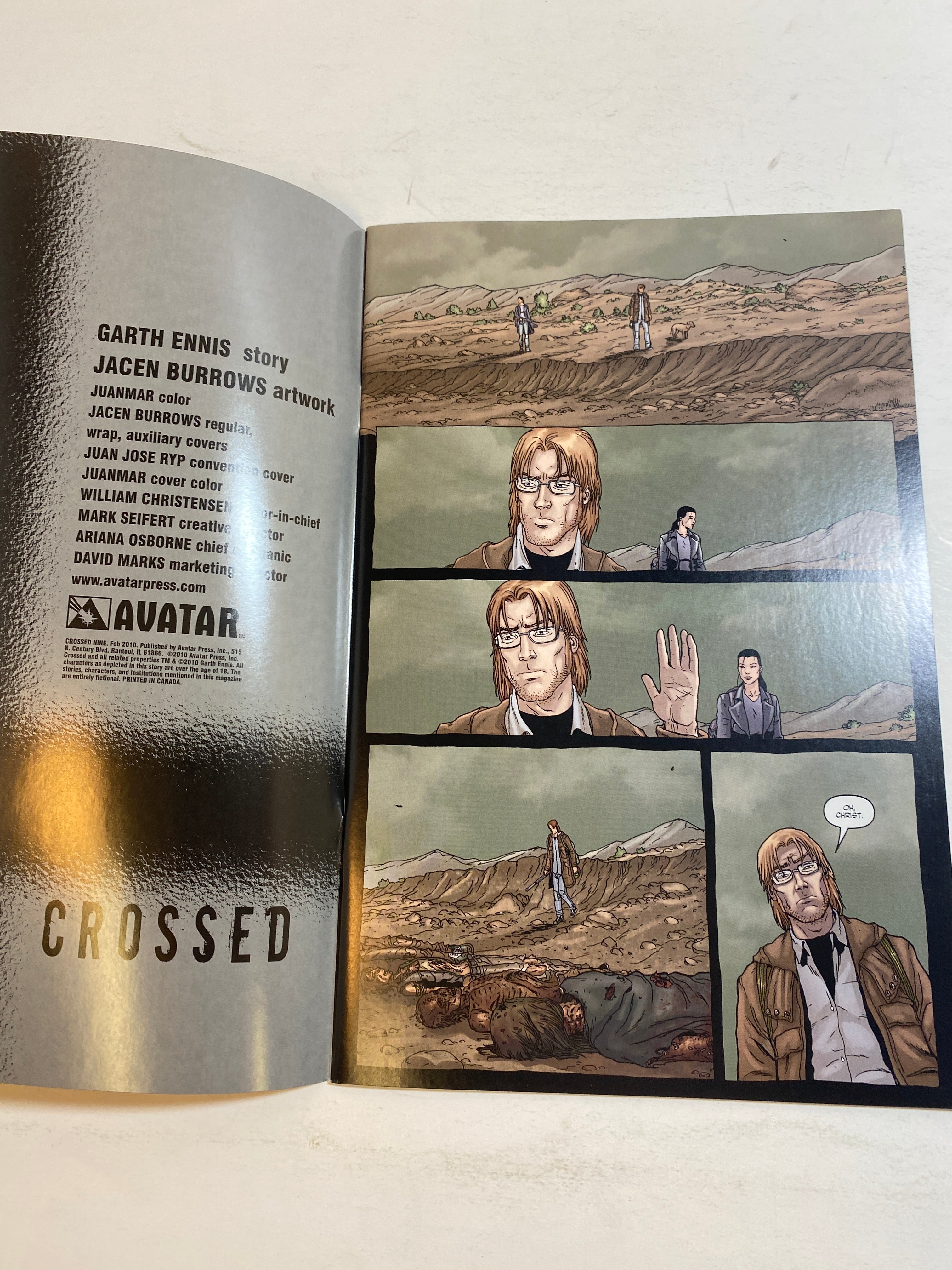 Crossed Avatar Comics No. 9 Convention out of 750 2010