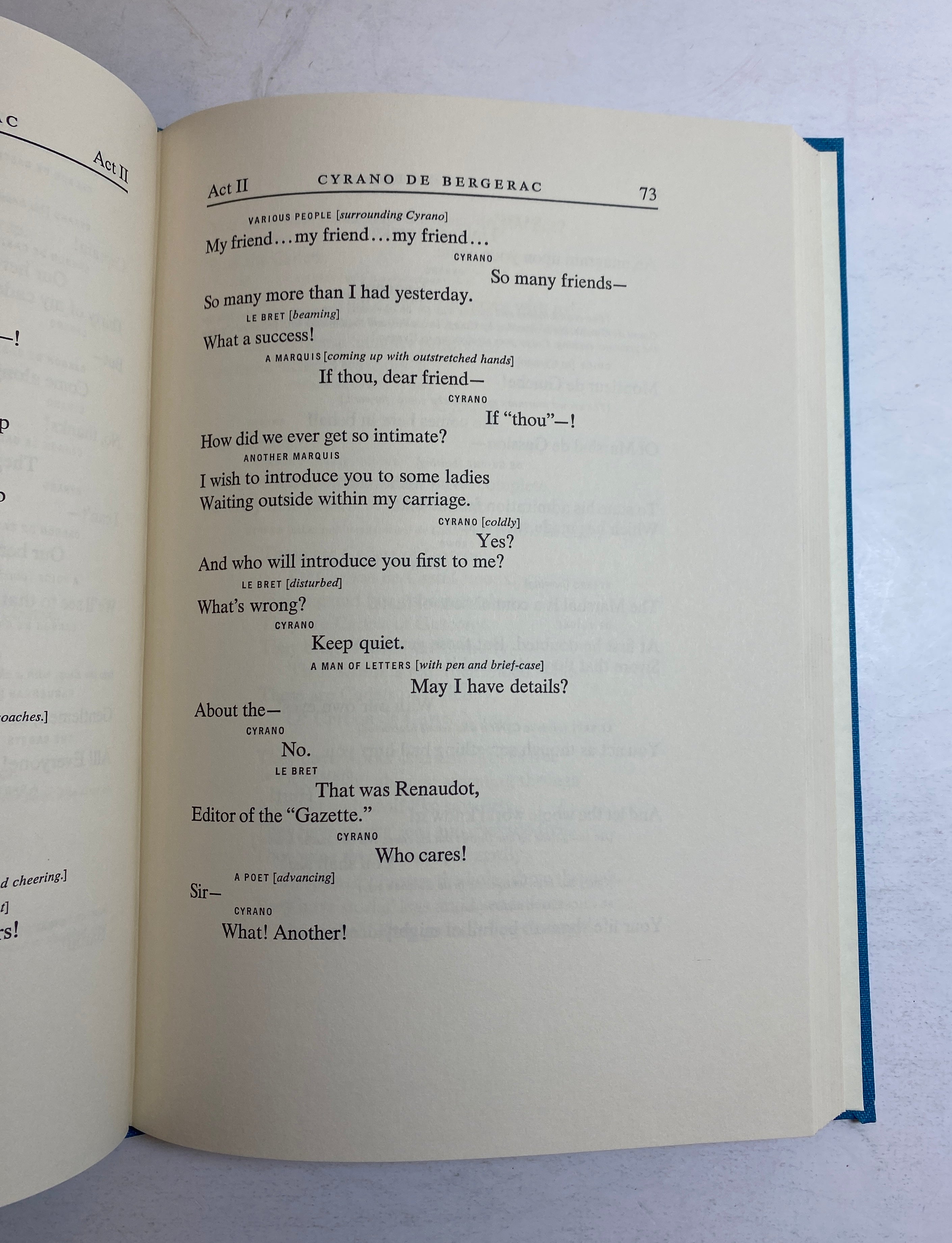 Cyrano de Bergerac by Rostand Heritage Club Sandglass Ed 1964 HC Slipcase