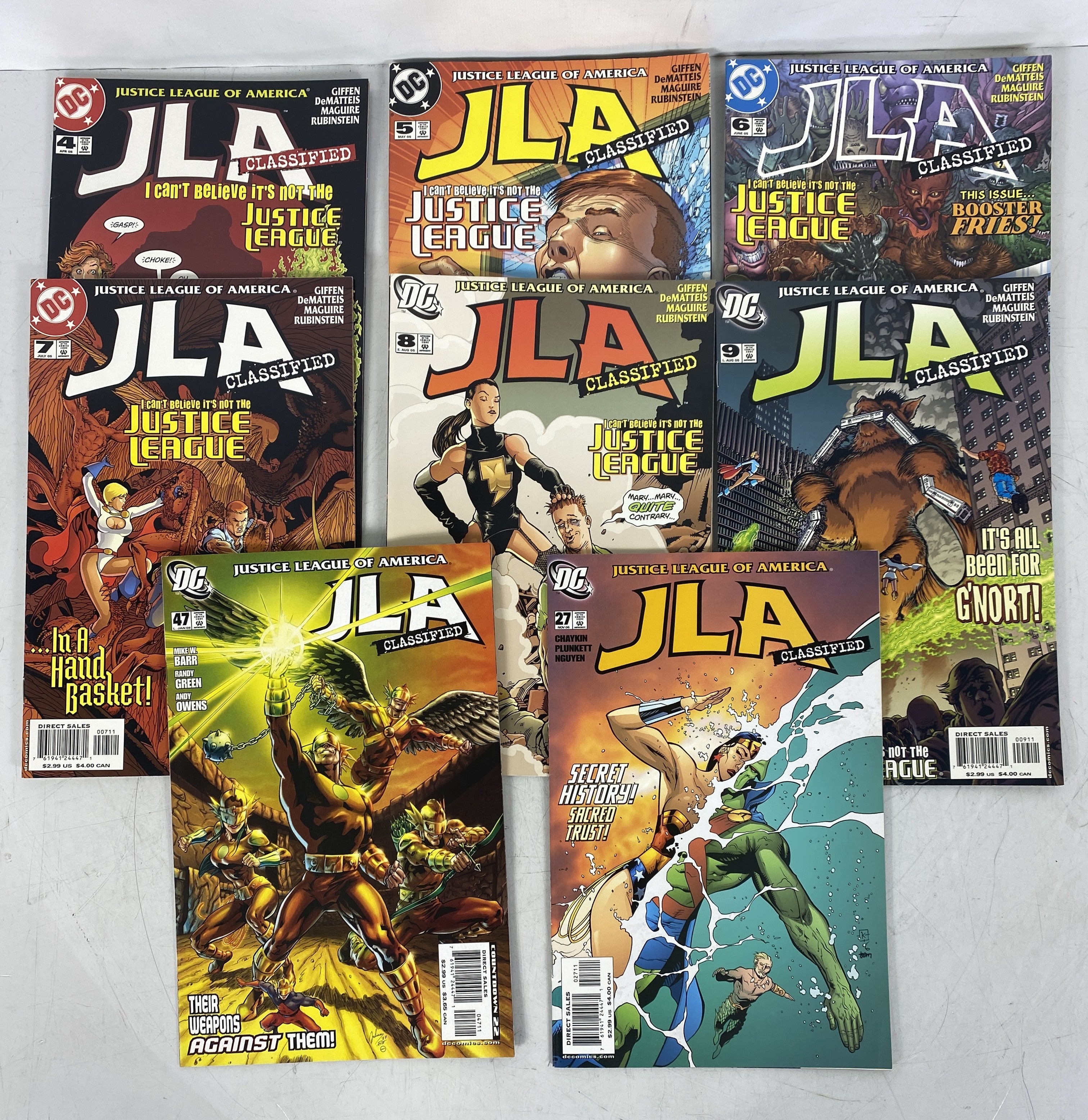 DC Comics Justice League JLA Classified 2005-2008 Lot of 8